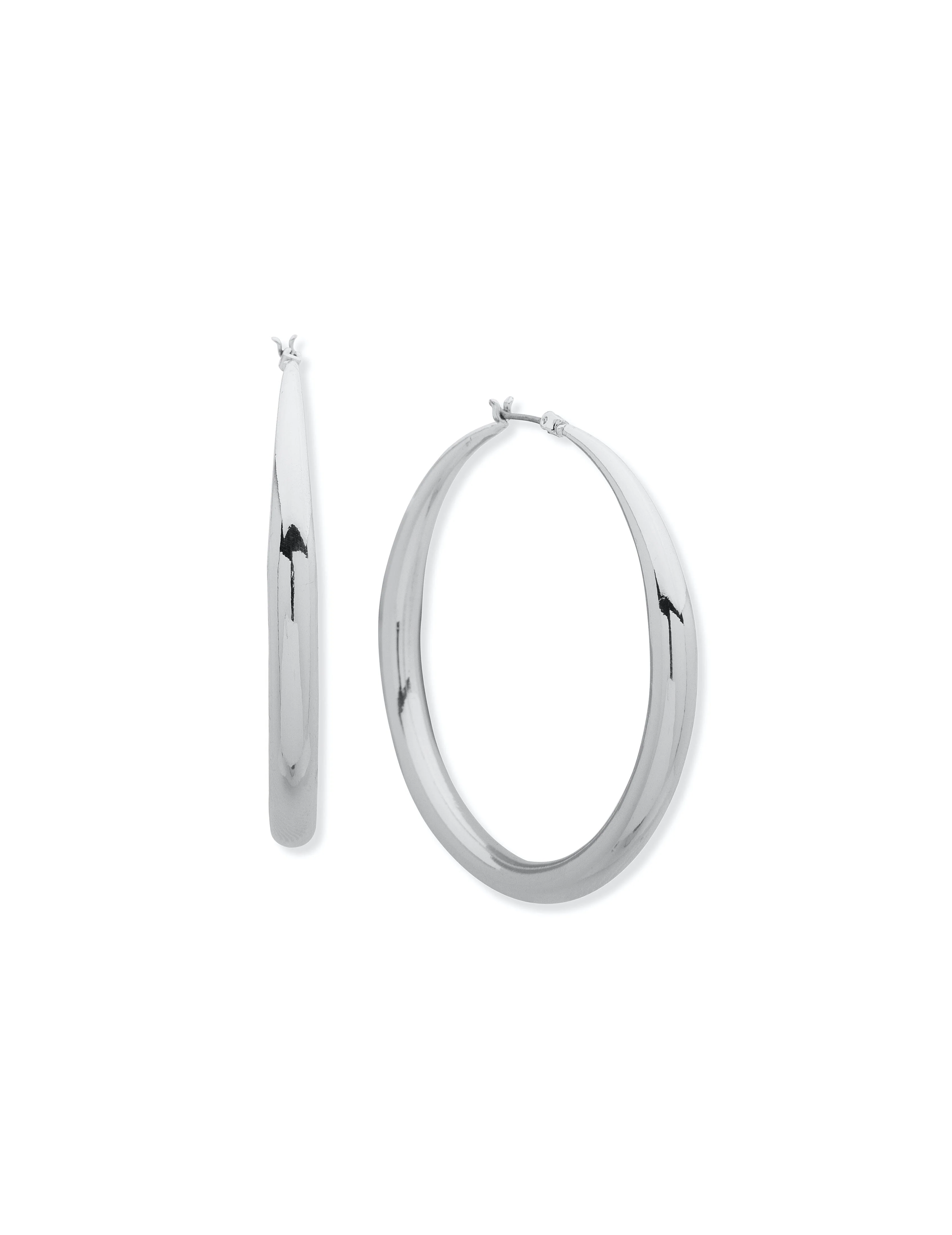 Tapered Hoop Earrings
