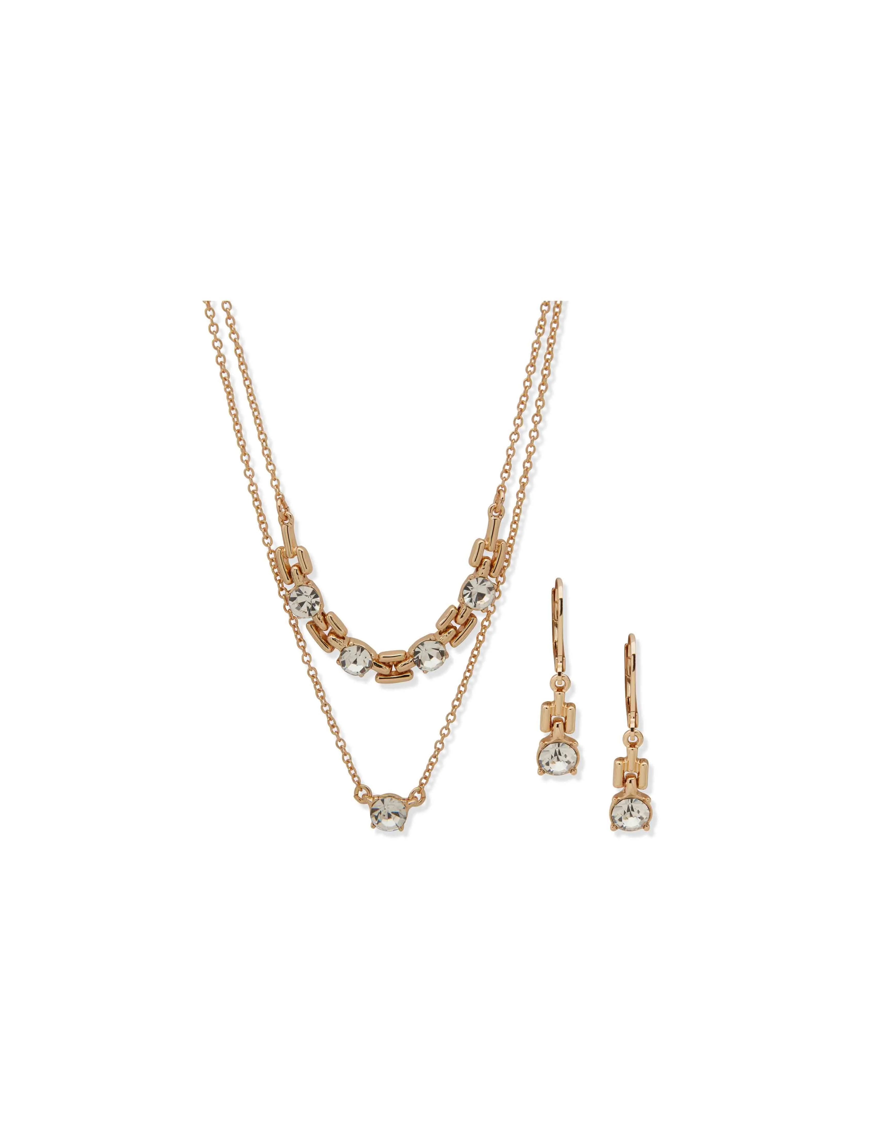 Multichain Necklace Set - Gold