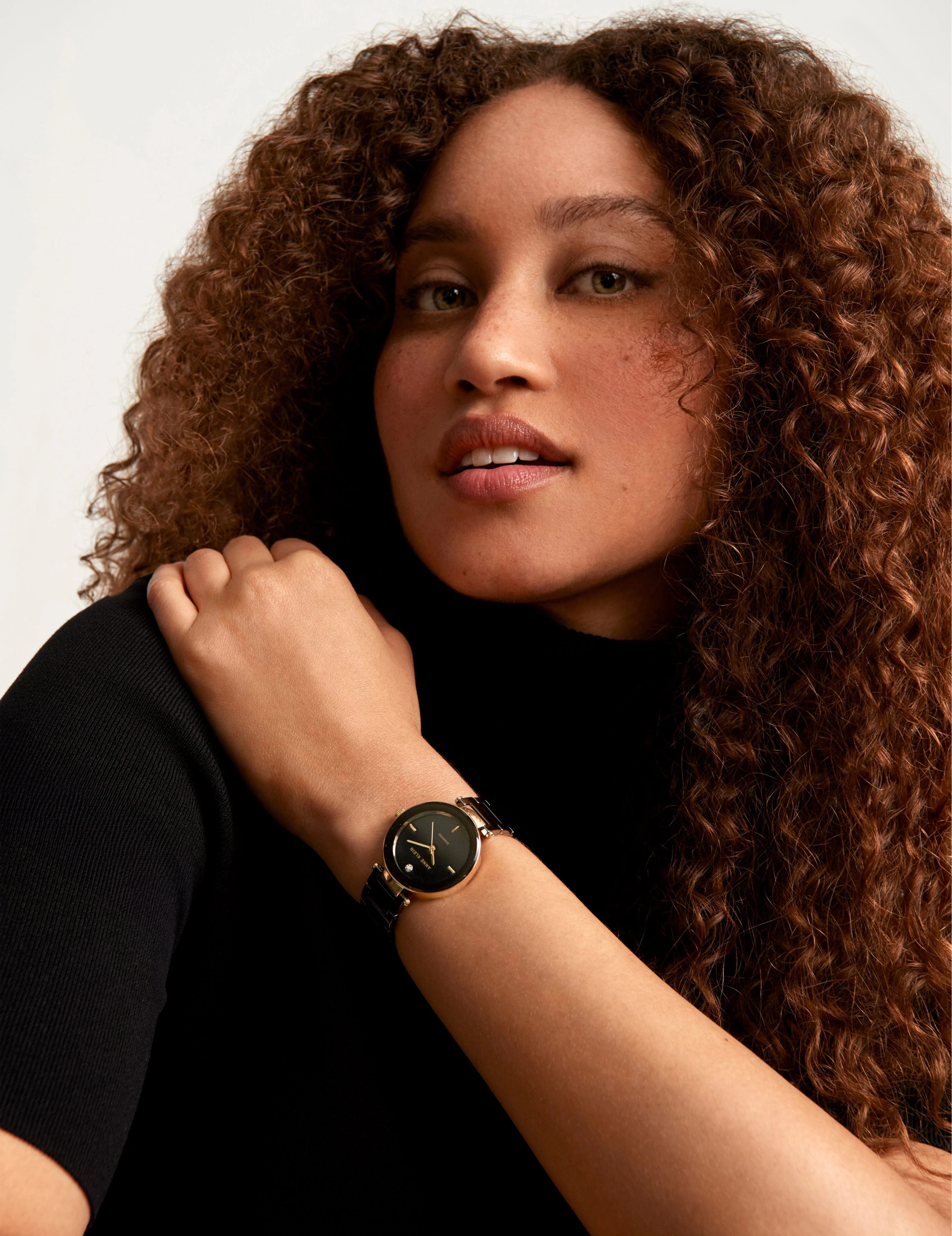 Diamond Accented Bangle Bracelet Watch