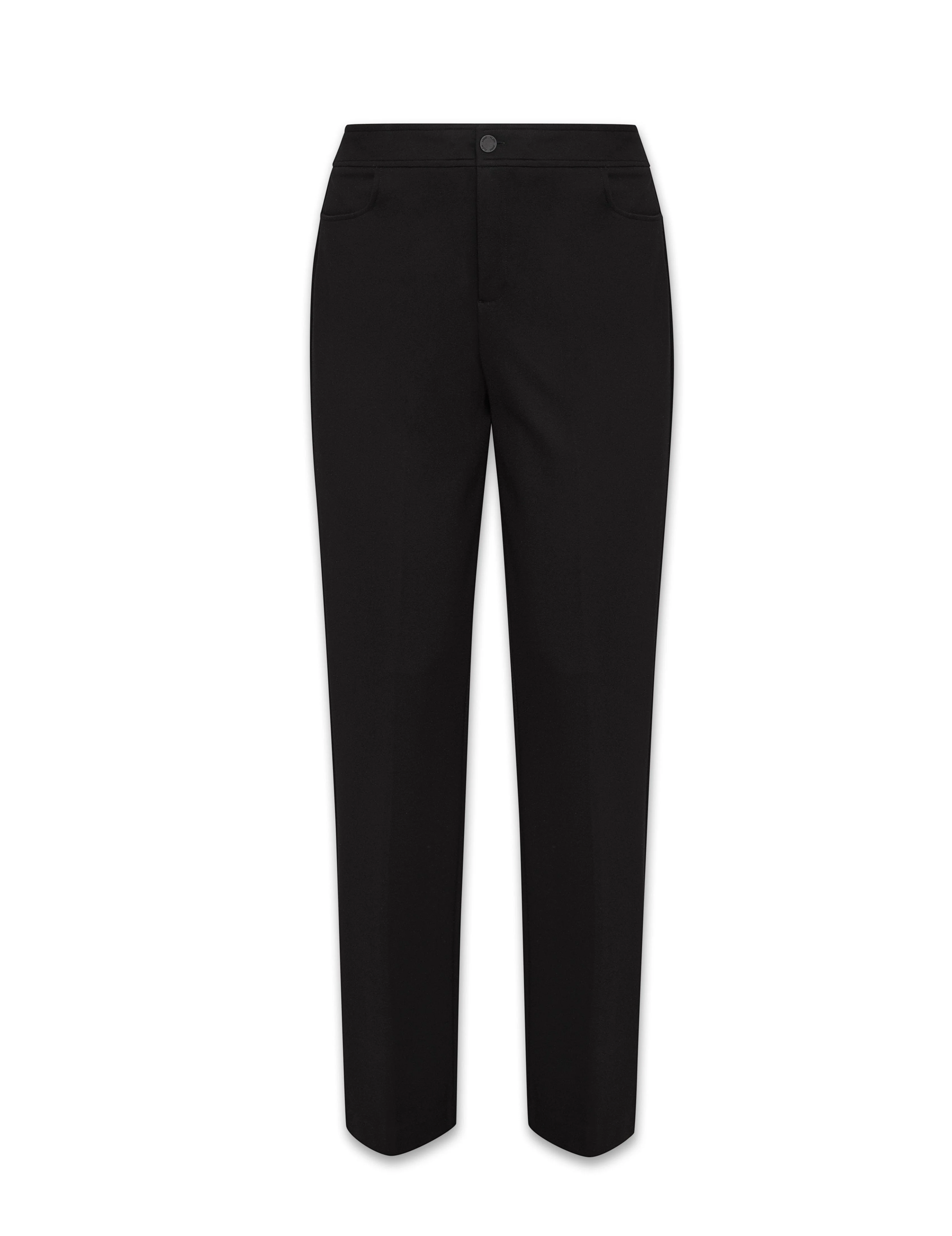 Plus Size Fly Front Bootleg Pant