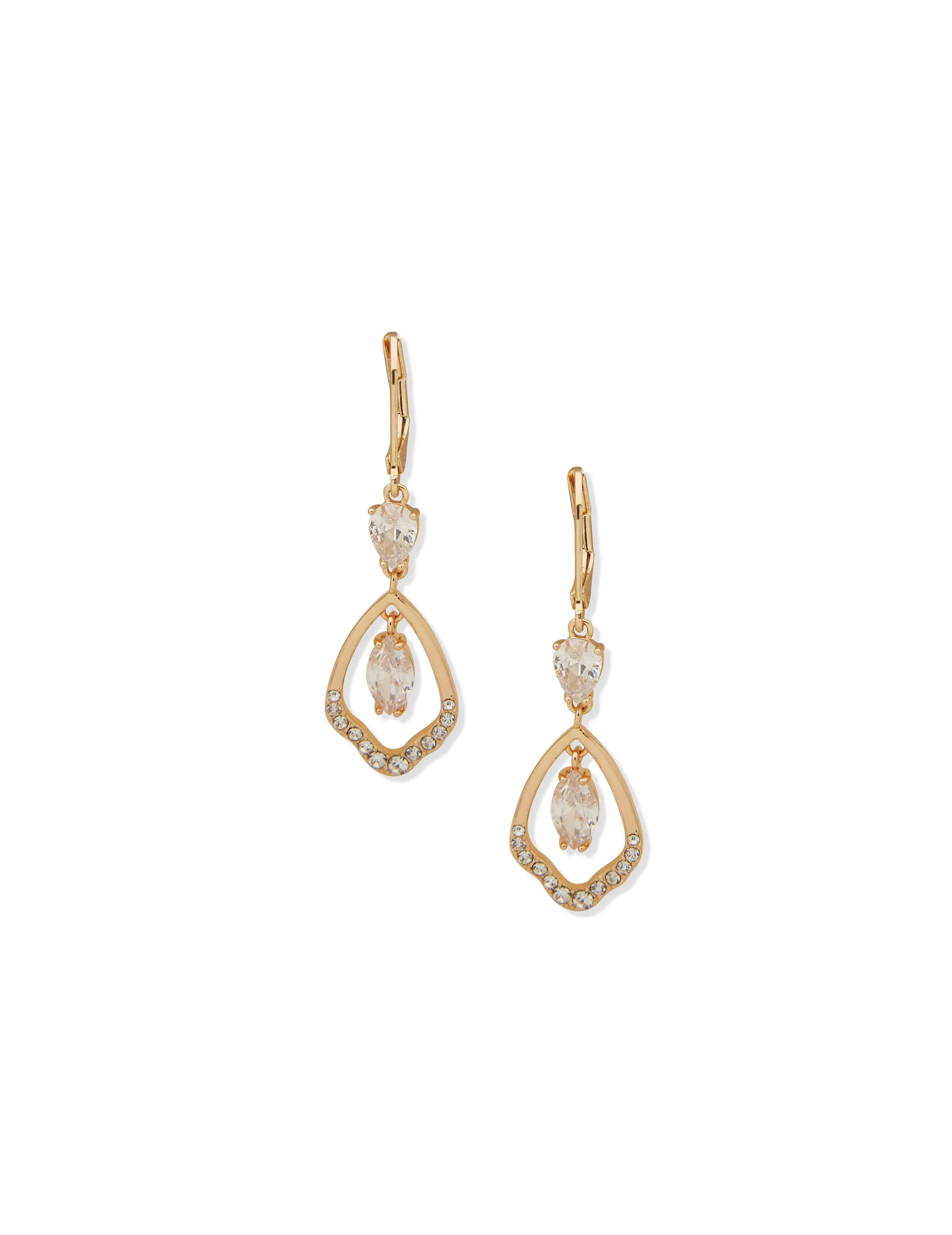 Orbital Crystal Stone Earrings