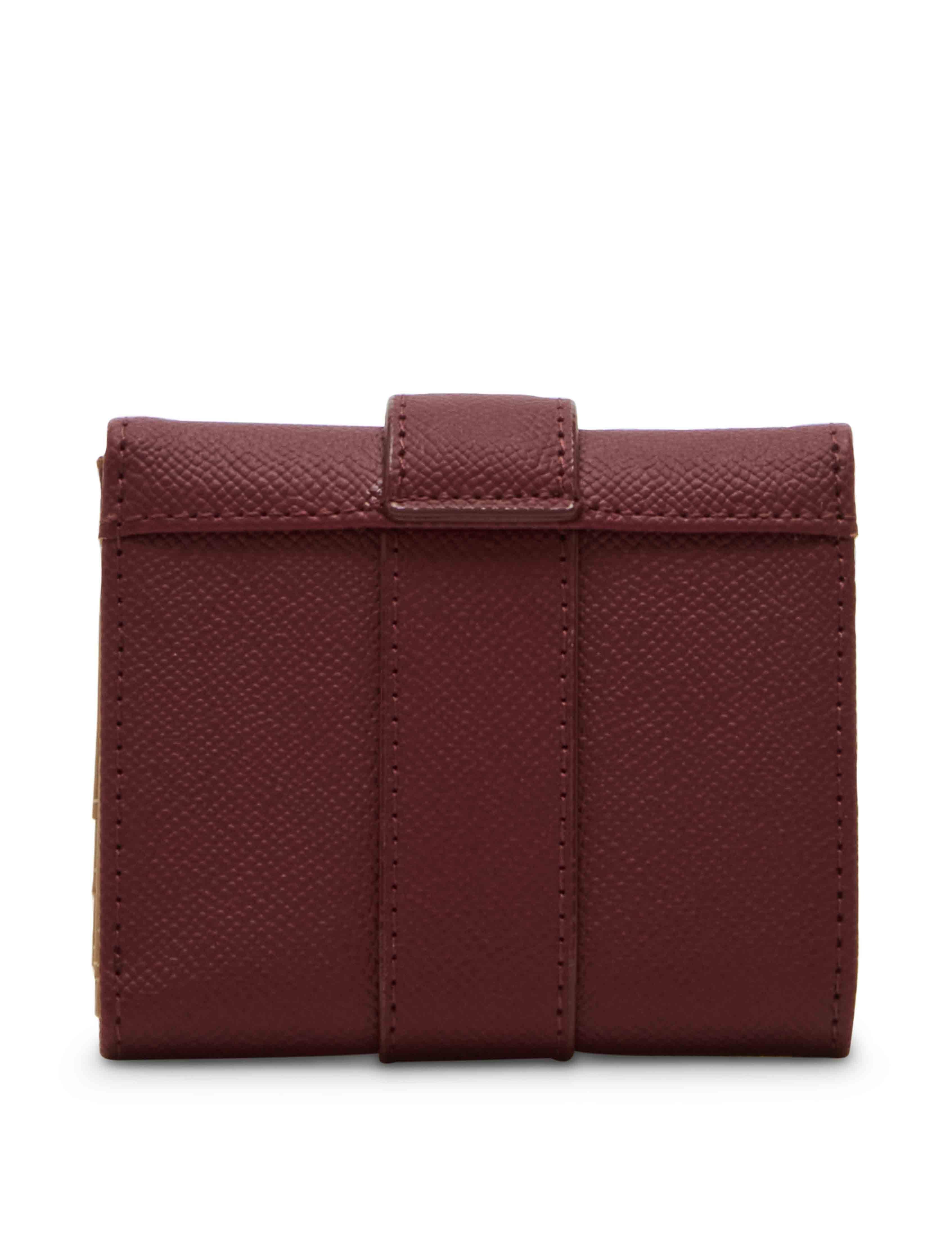 Covered Buckle Flap Wallet Gift Set