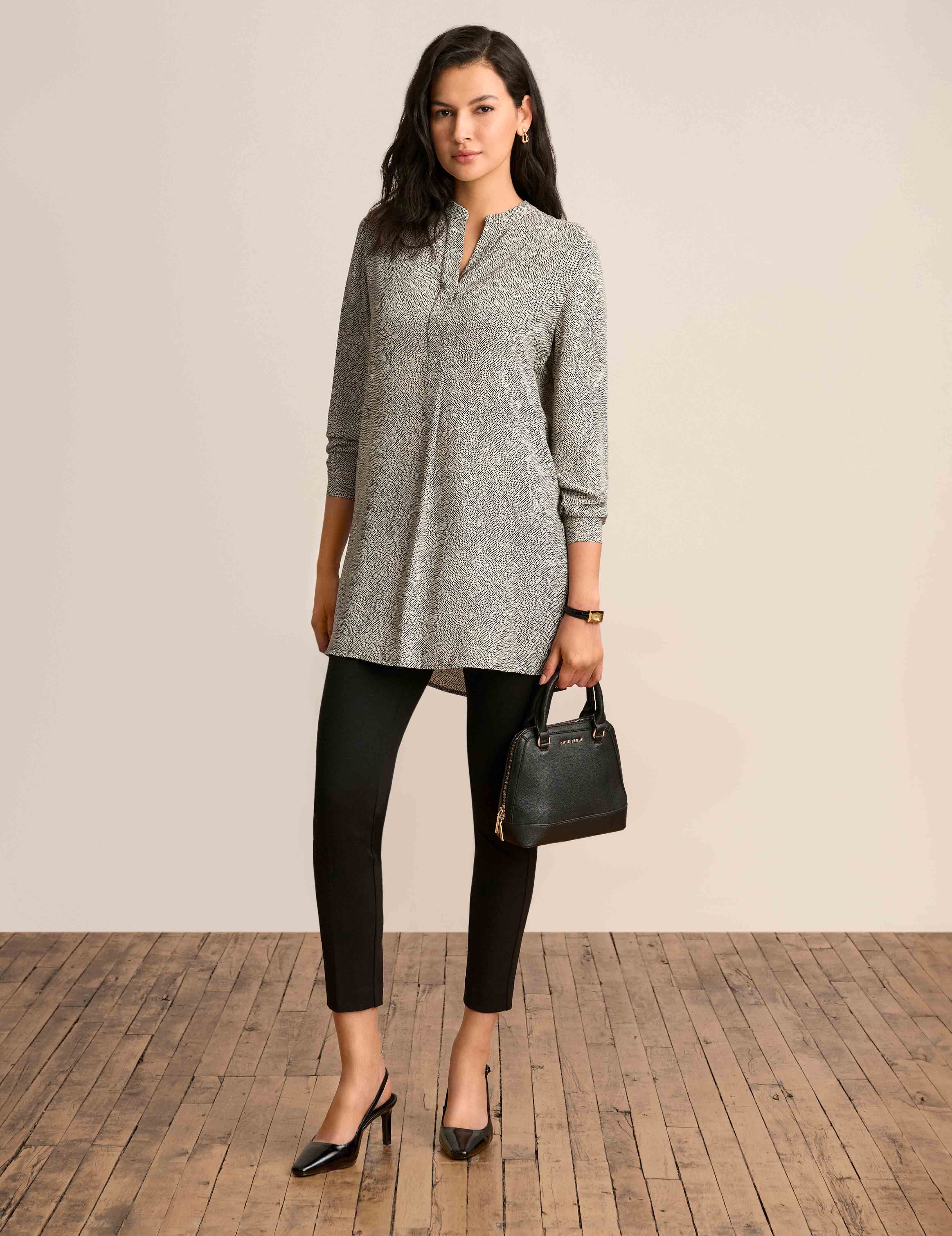 Rambling Dot Nehru Tunic