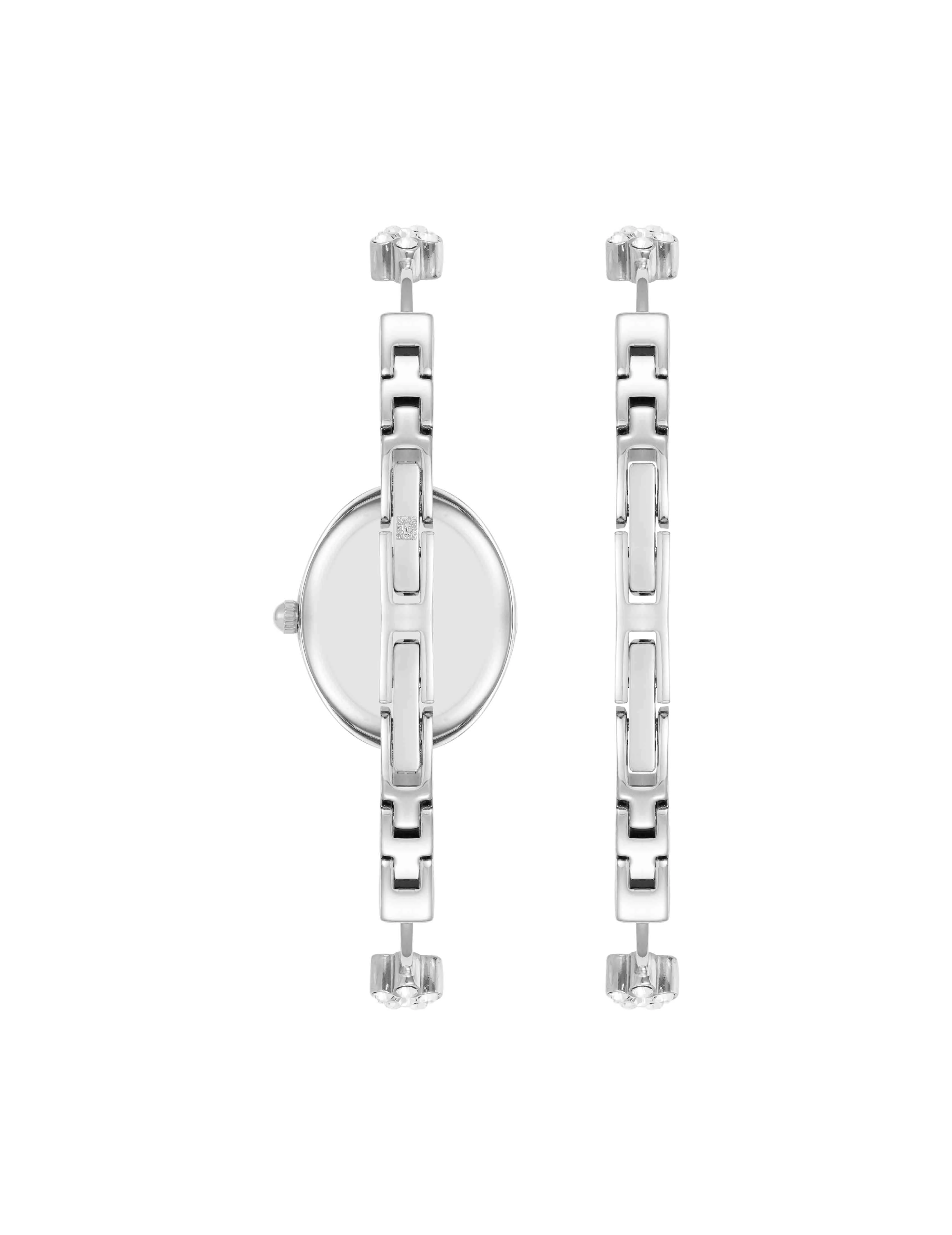 Delicate Crystal Accented Watch Set