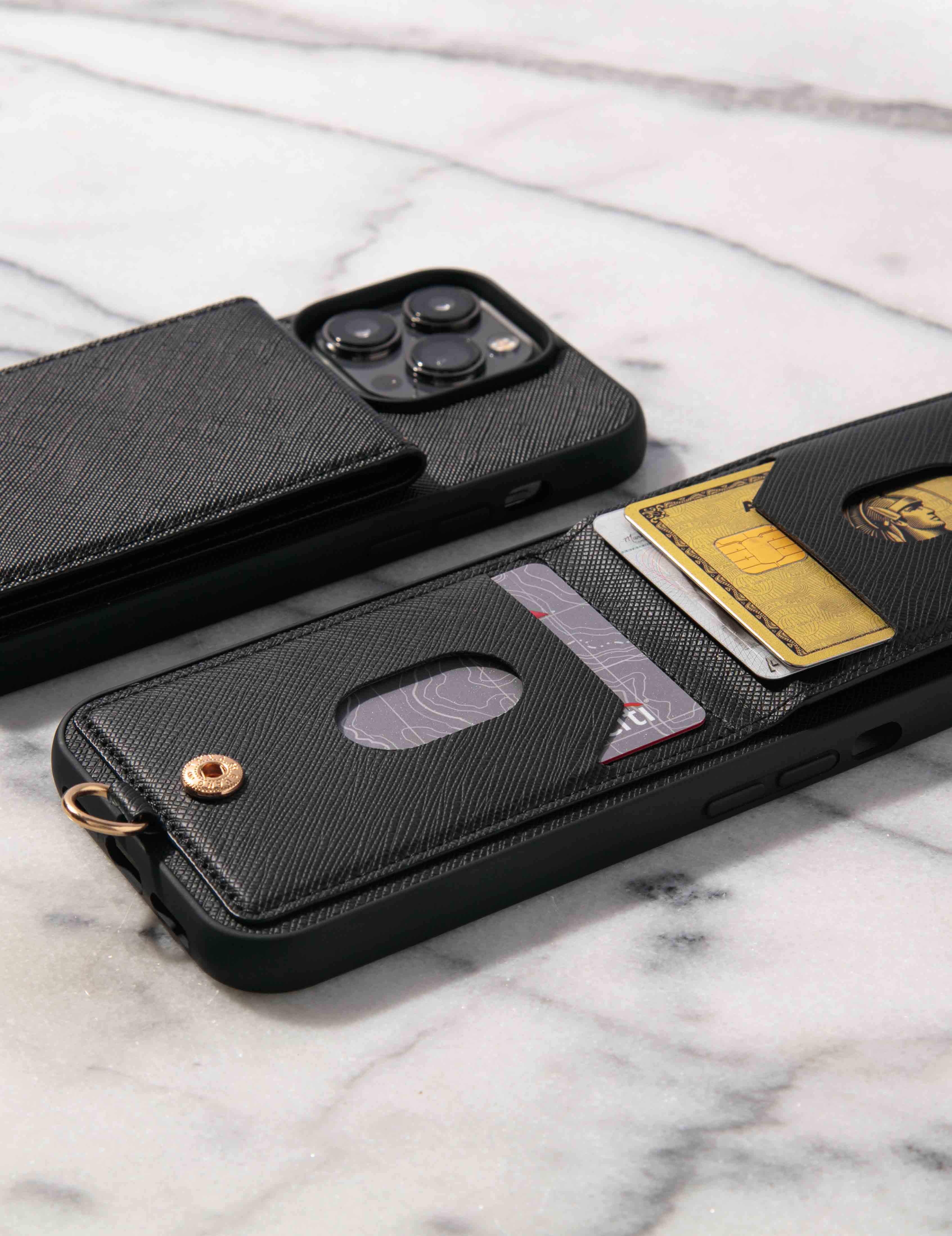 Saffiano Vegan Leather iPhone® 14 Pro Case