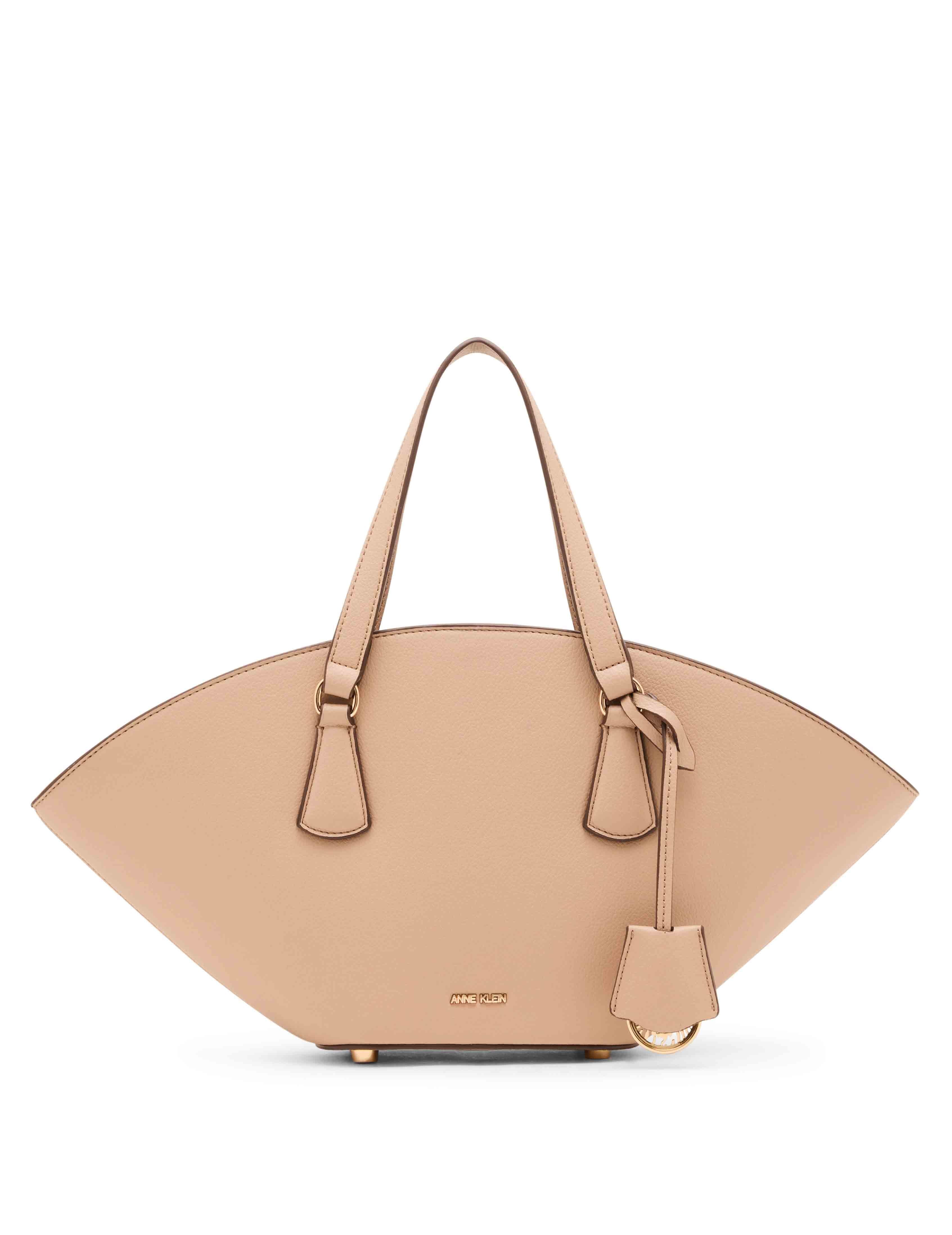 Small Curved Tote with Convertible Strap