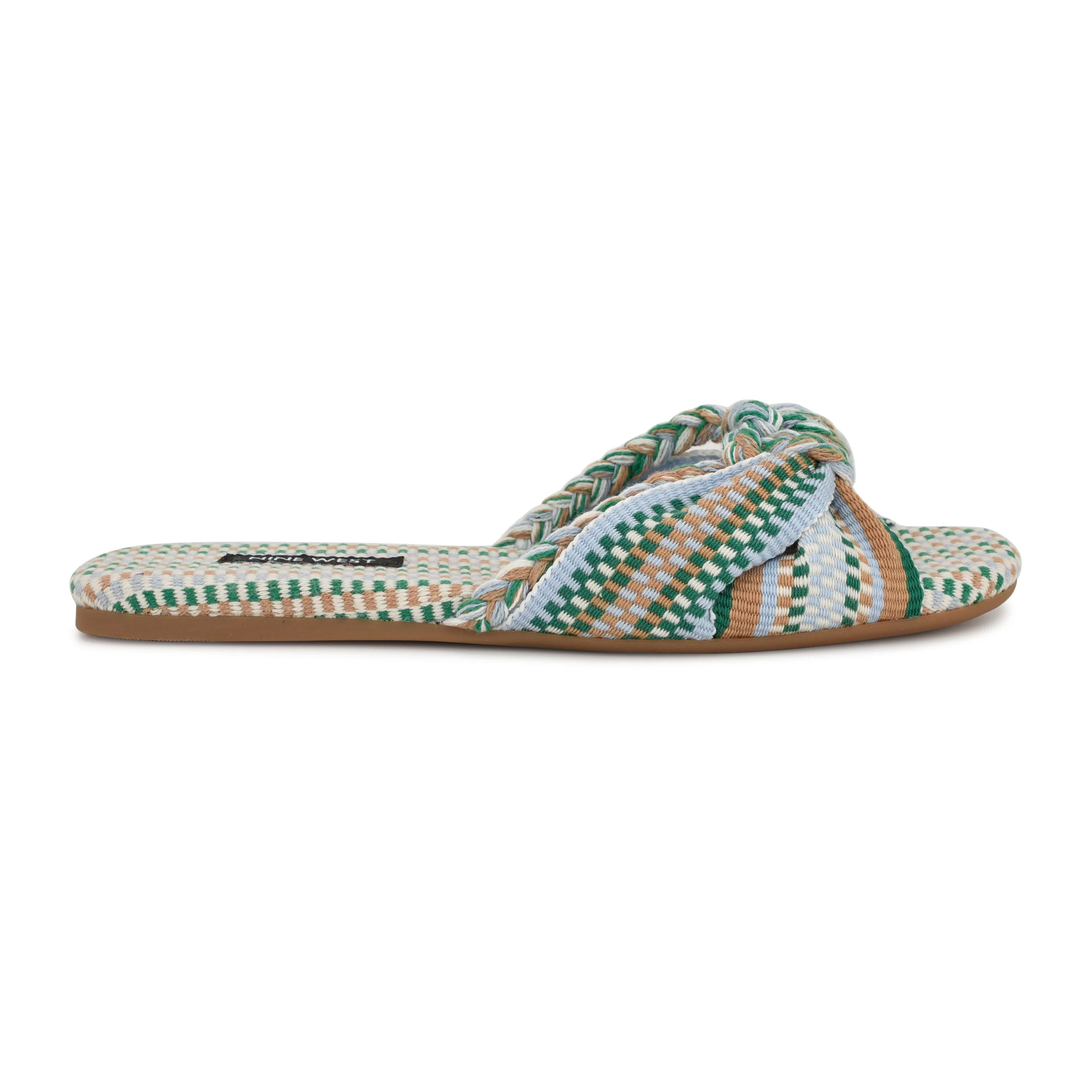 Lalta Knotted Flat Slide Sandals