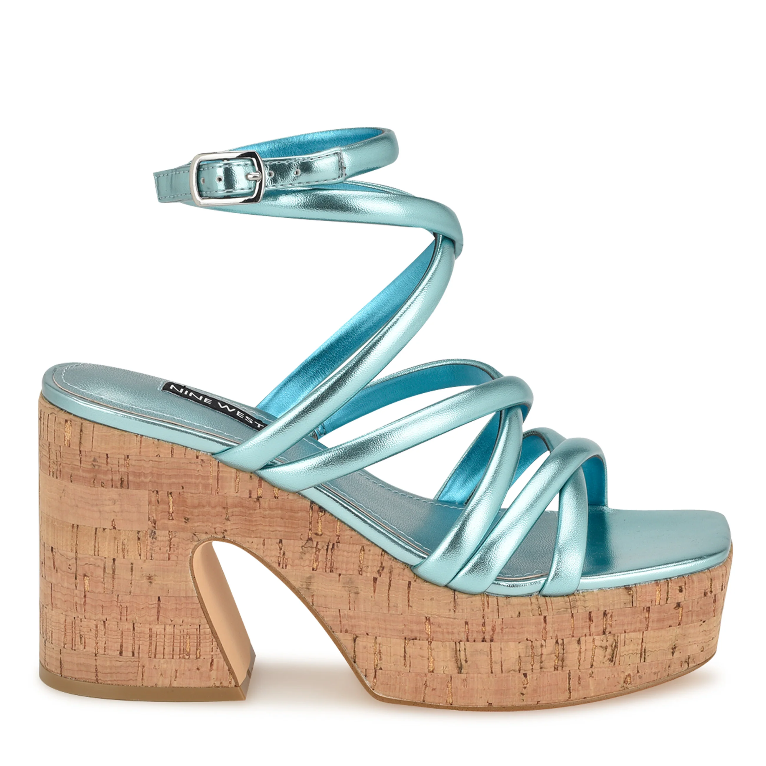 Corke Platform Wedge Strappy Sandals