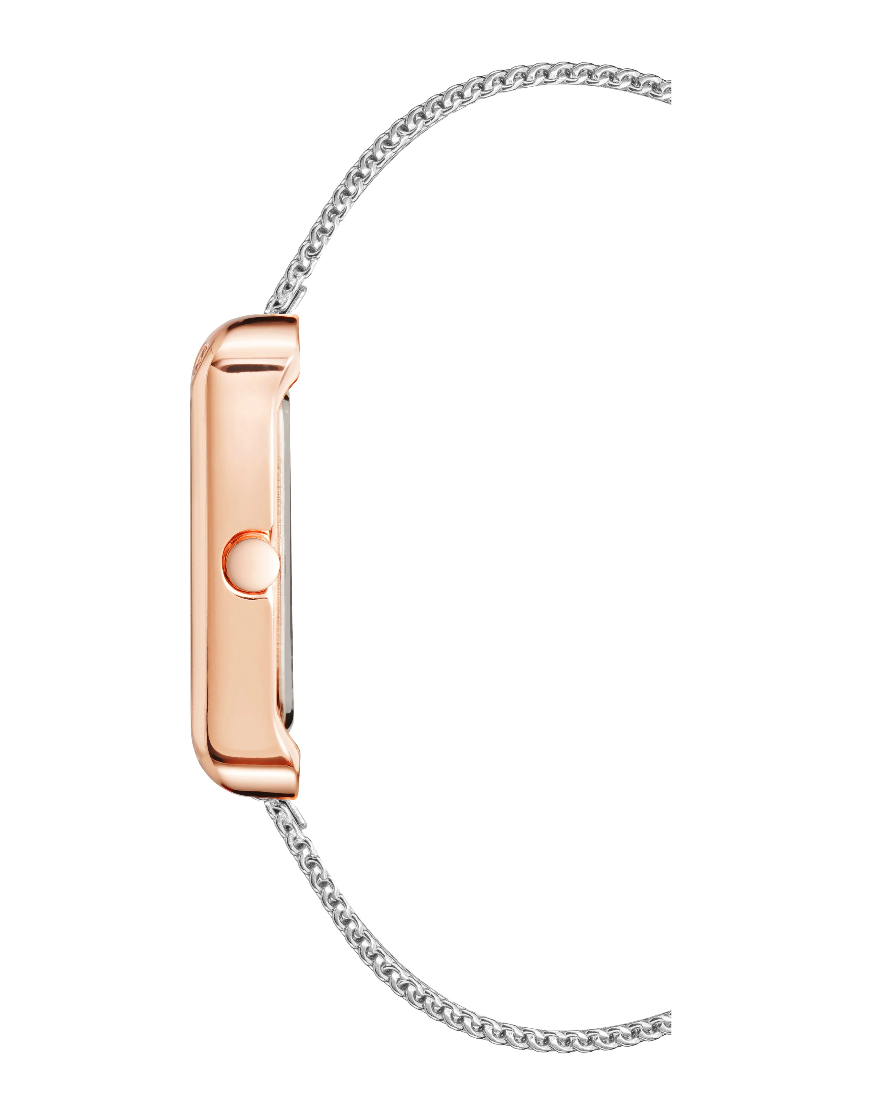 Rectangular Case Mesh Bracelet Watch