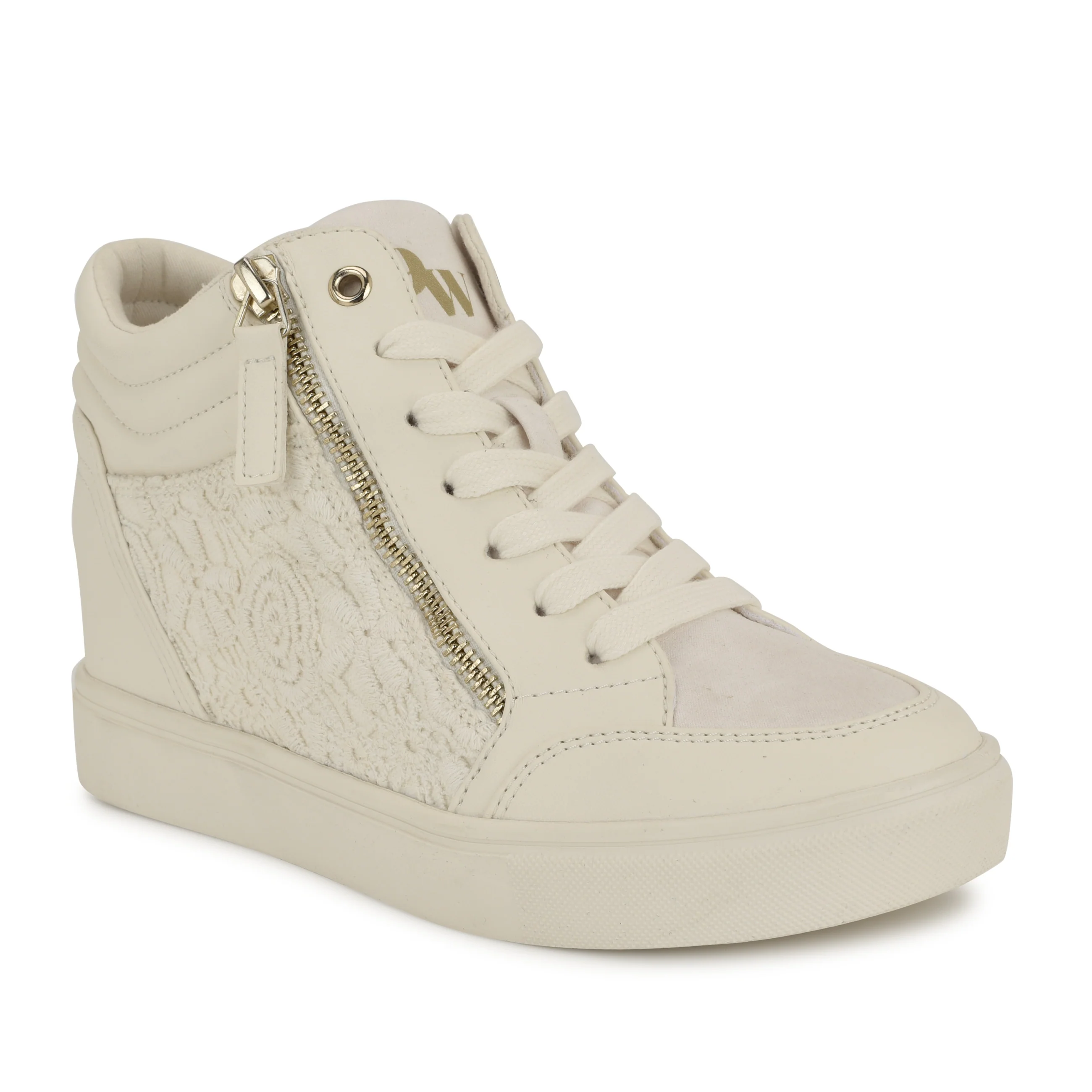 Tons High Top Hidden Wedge Sneakers