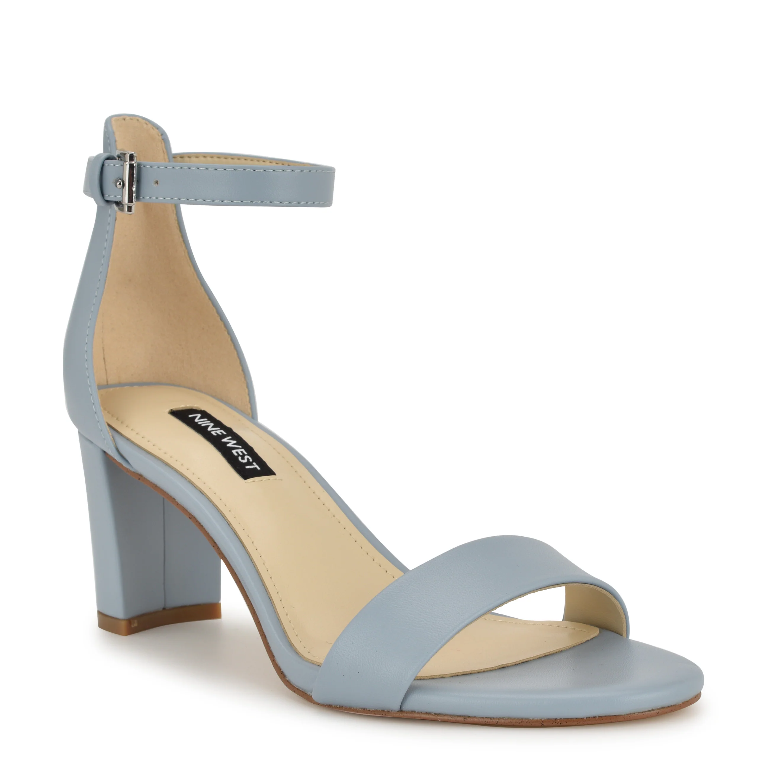 Pruce Ankle Strap Block Heel Sandals