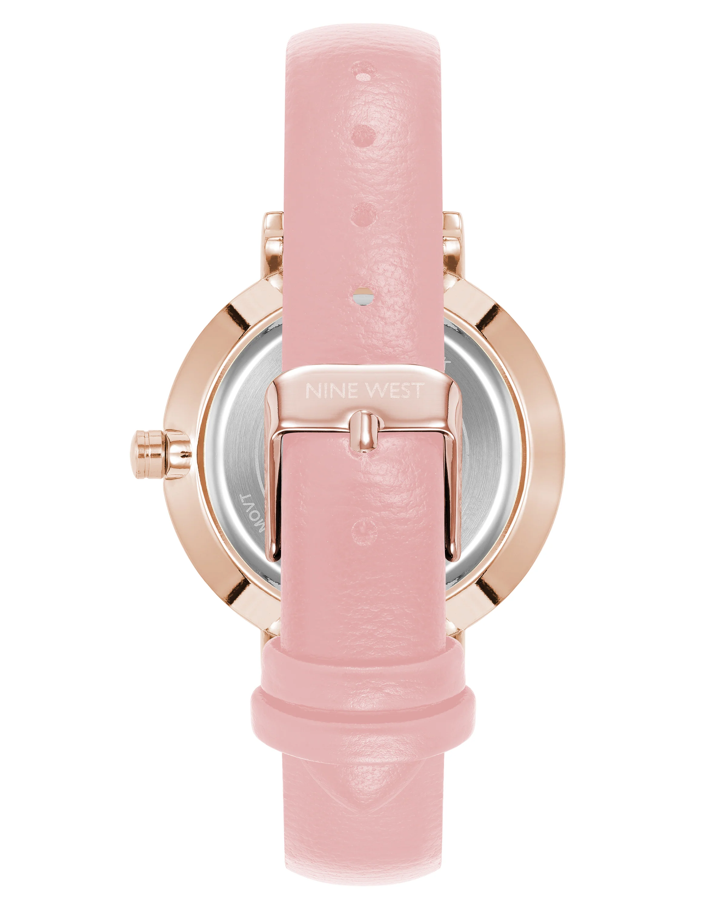 Floral Design Dial Strap Watch