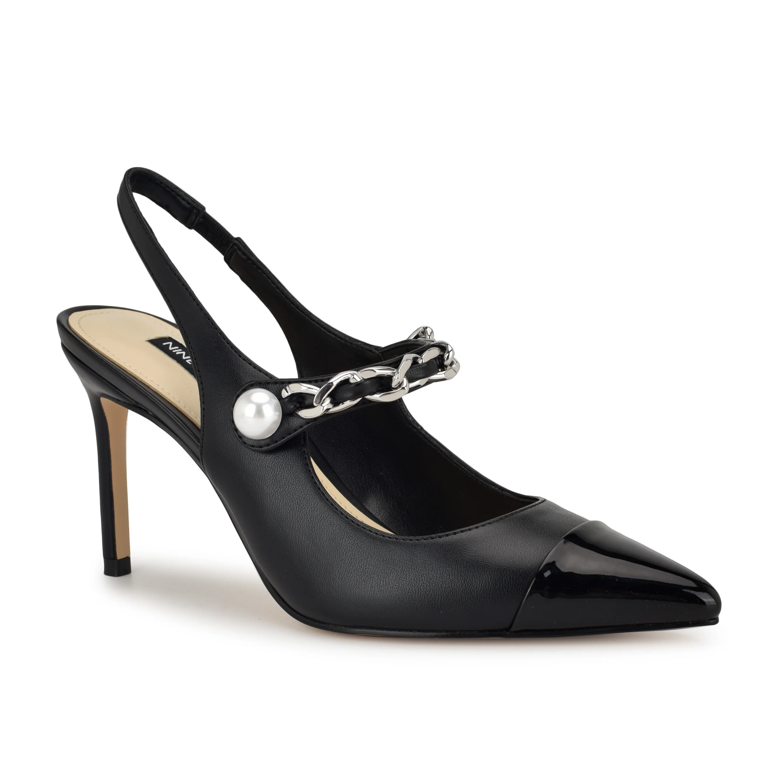 Rendez Cap Toe Slingbacks