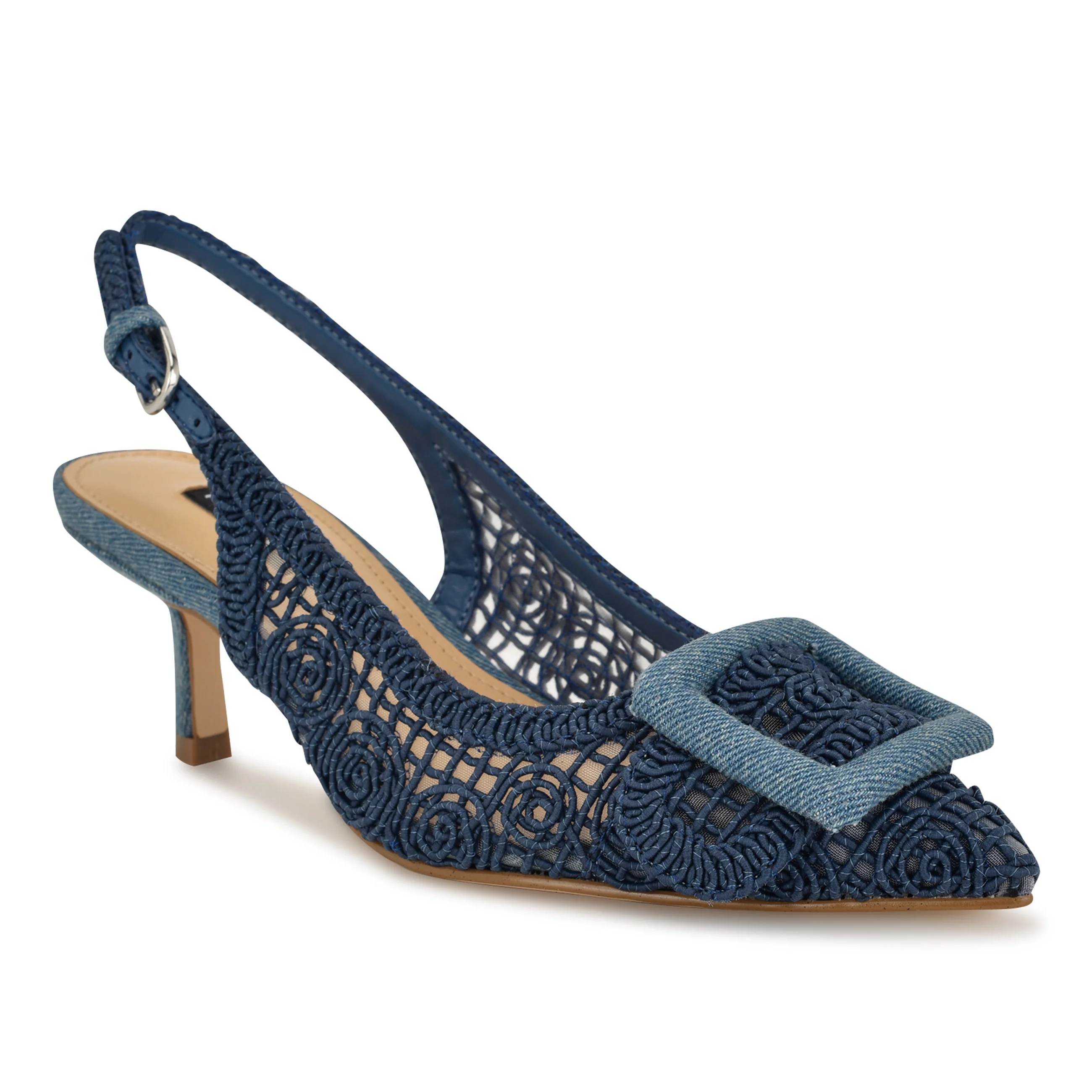 Nolla Woven Slingback Pumps