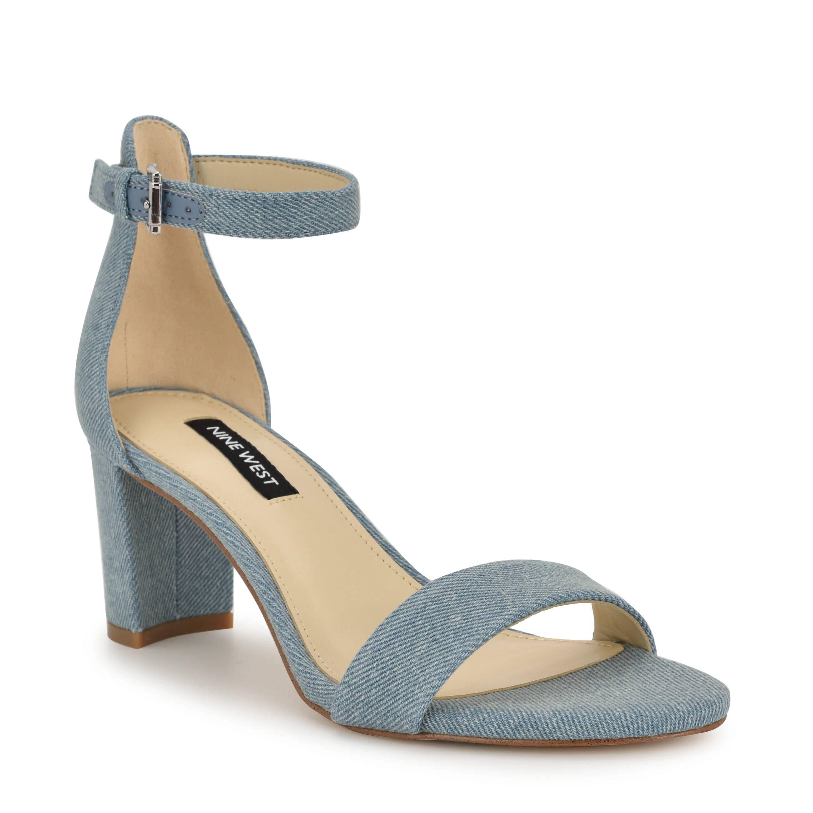 Pruce Ankle Strap Block Heel Sandals