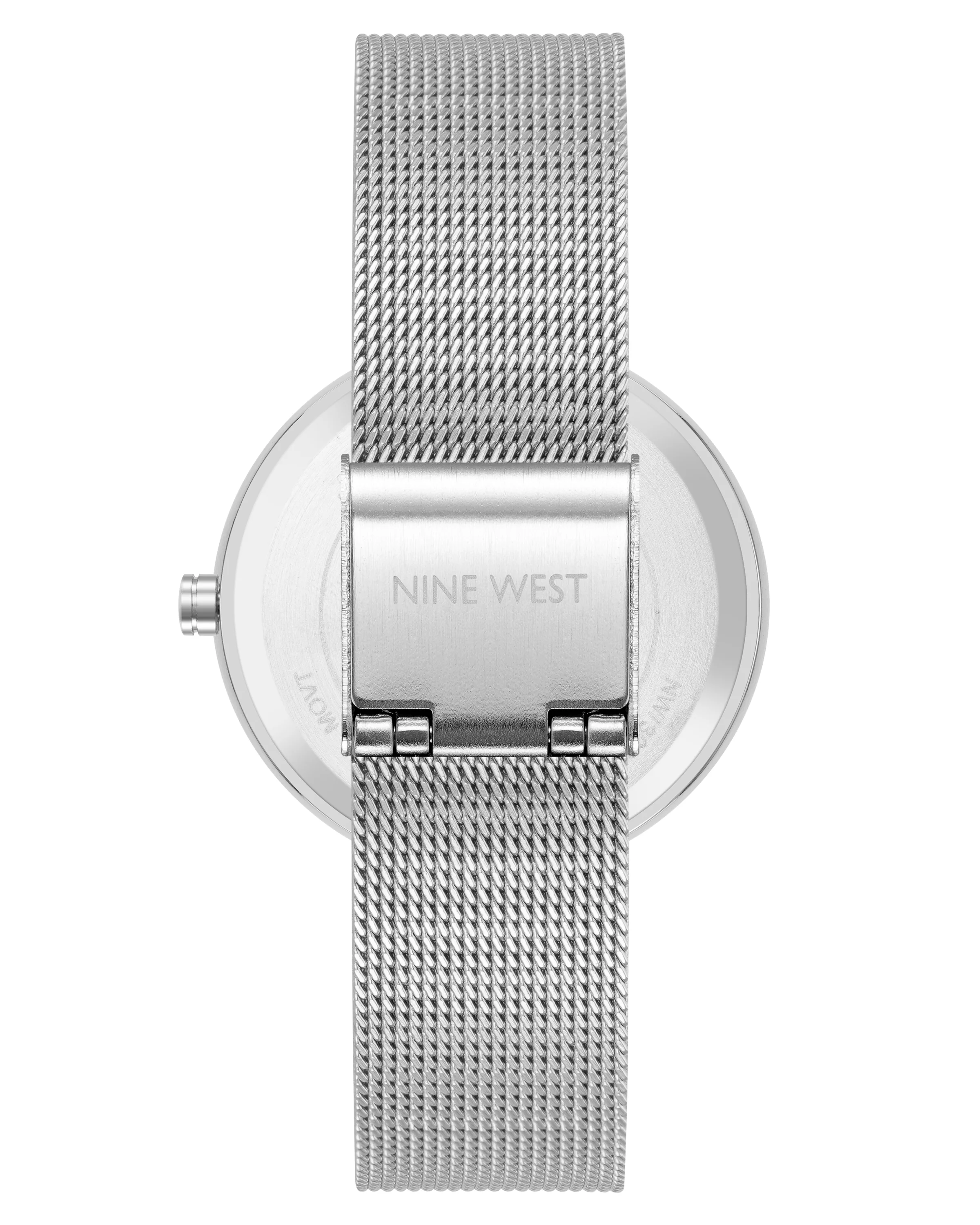 Floral Dial Mesh Bracelet Watch