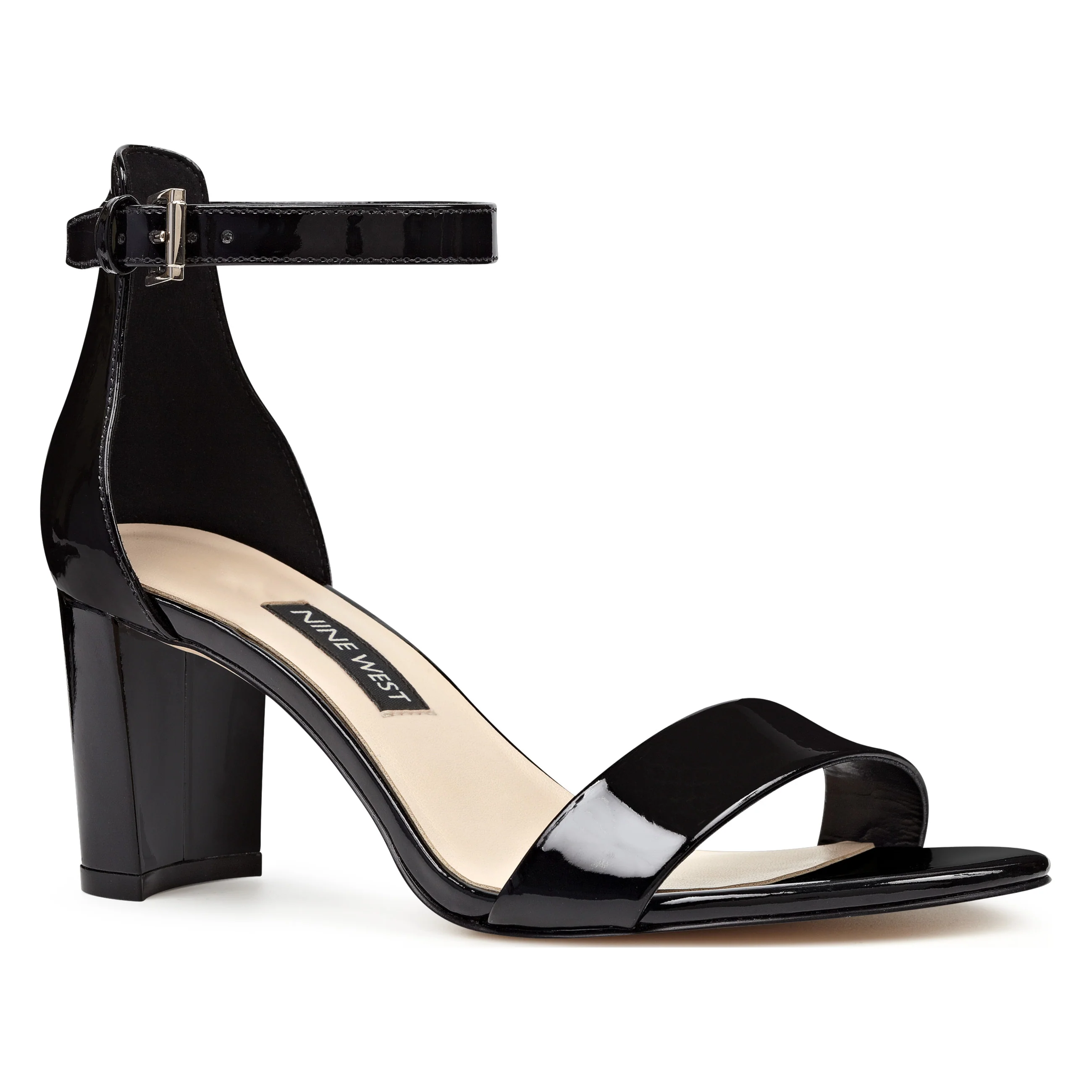 Pruce Ankle Strap Block Heel Sandals
