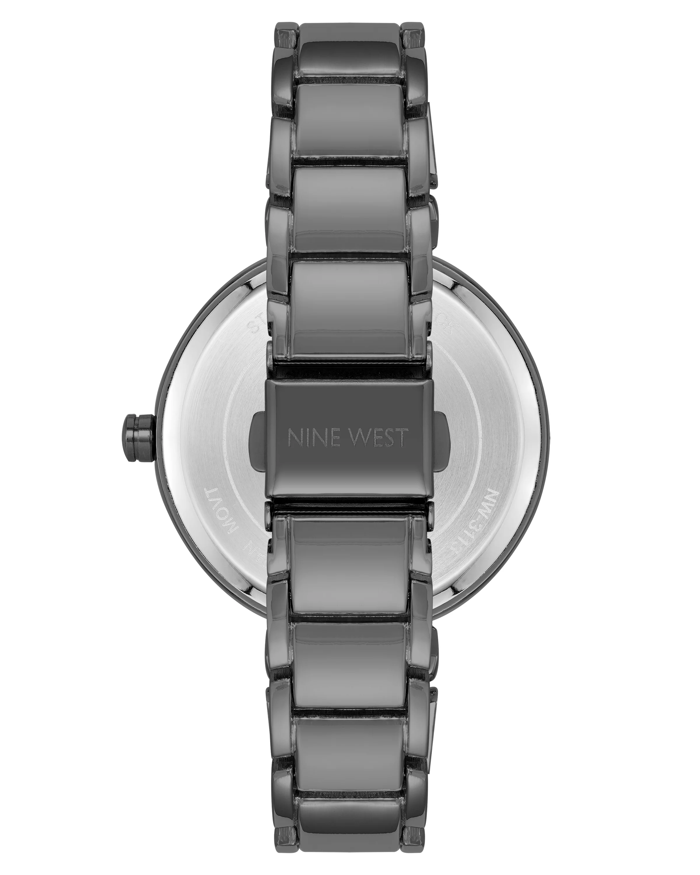 Textured Floral Dial Bracelet Watch