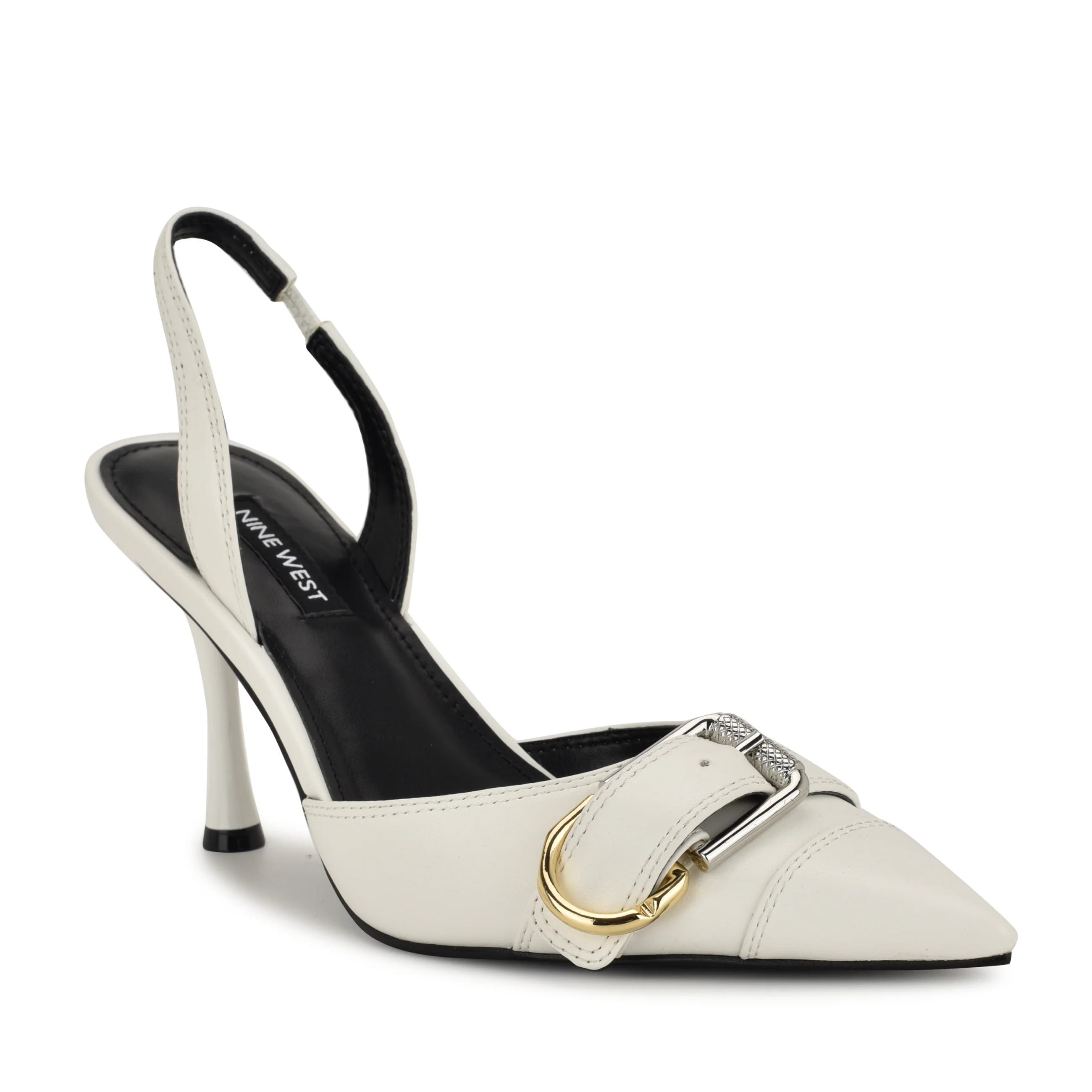 Patsie Buckle Slingback Pumps