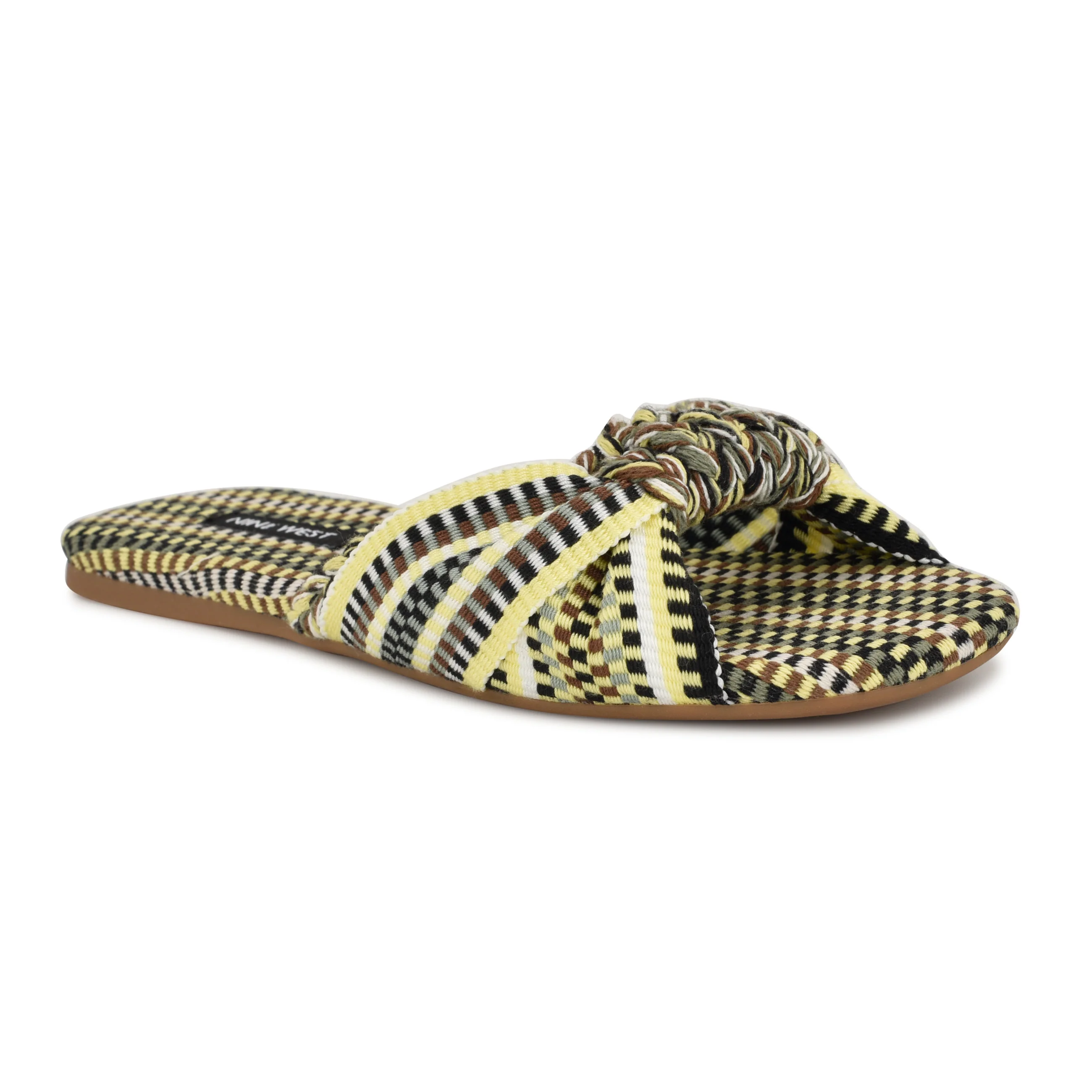 Lalta Knotted Flat Slide Sandals