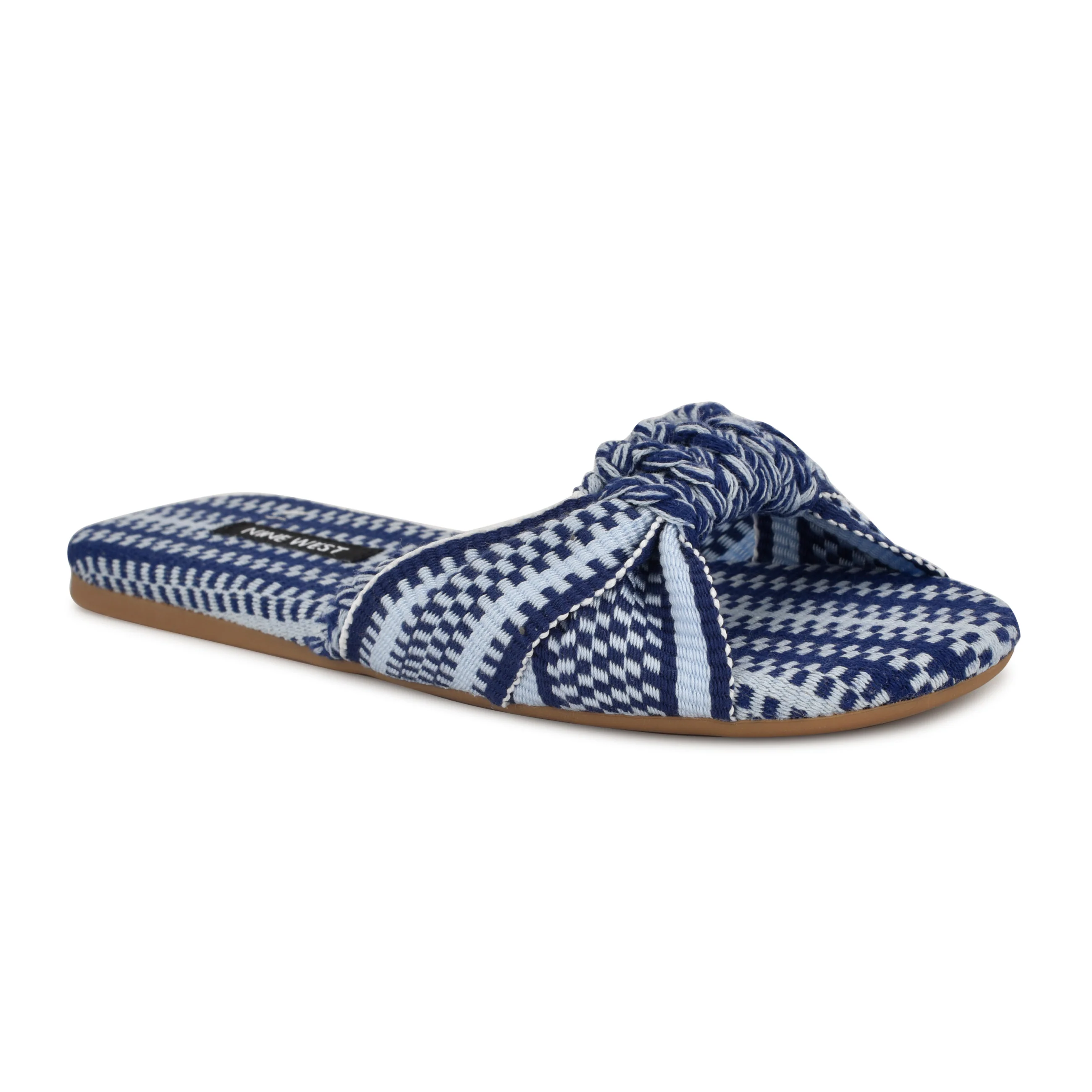 Lalta Knotted Flat Slide Sandals