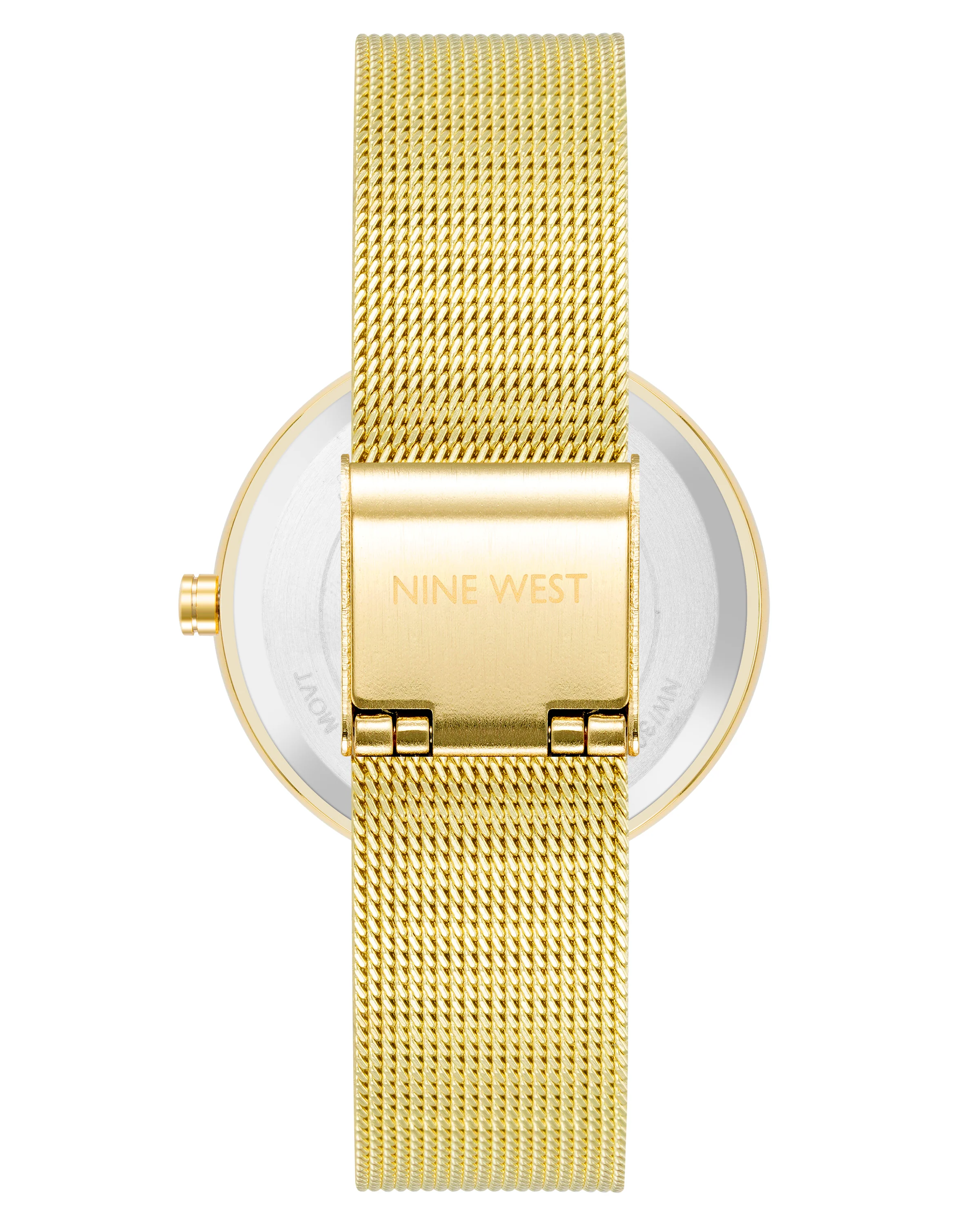 Floral Dial Mesh Bracelet Watch