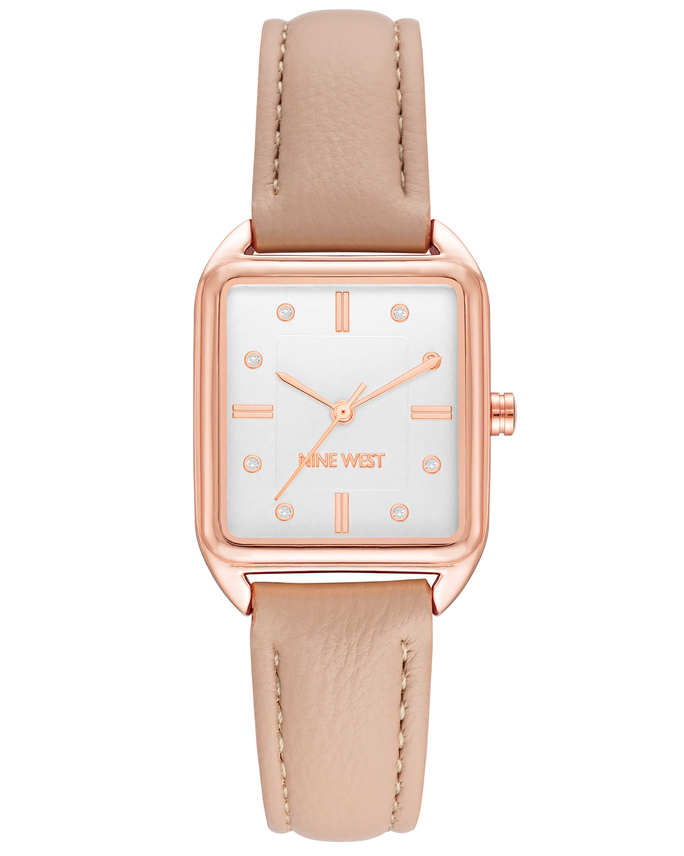 Rectangular Case Strap Watch