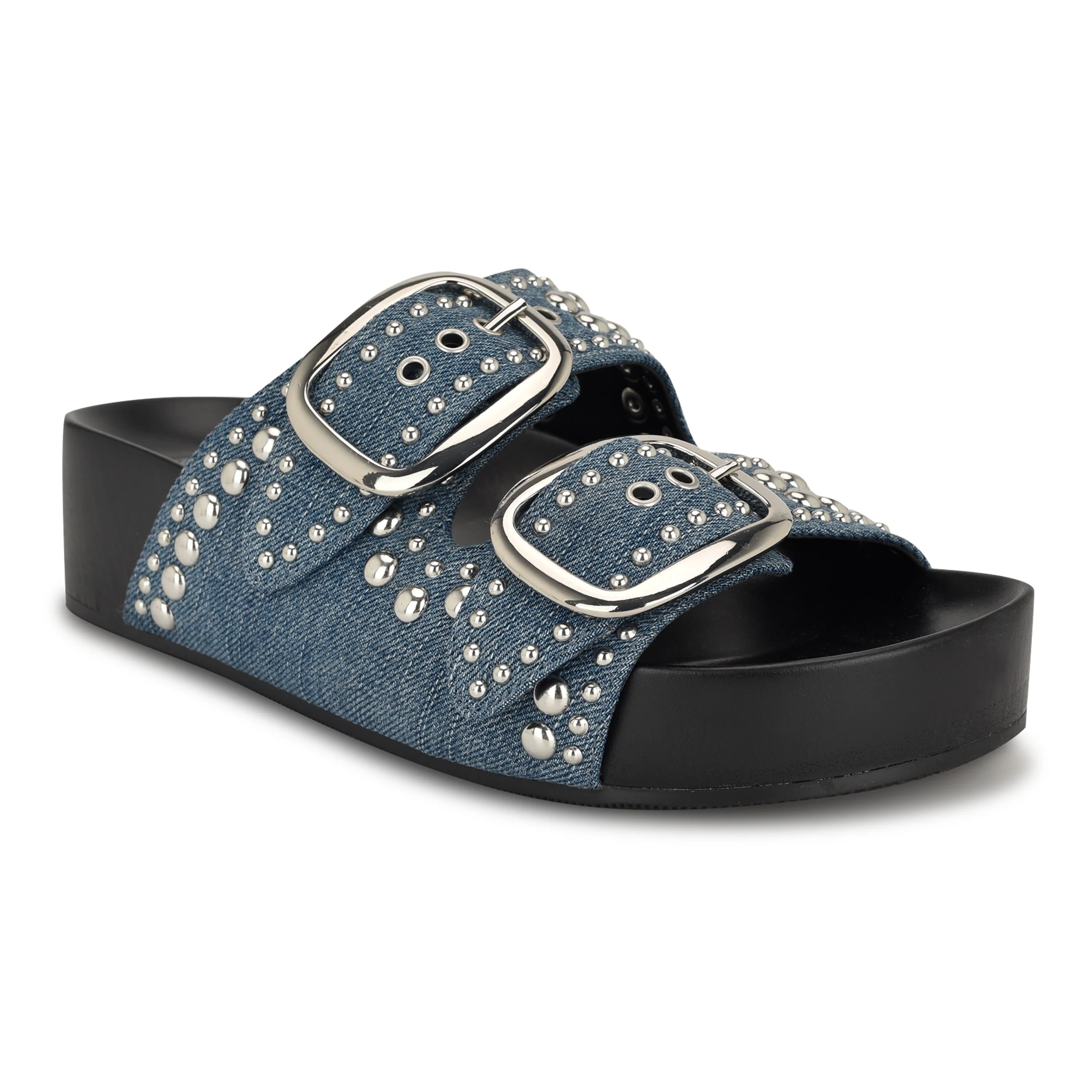 Flinne Studded Footbed Sandals