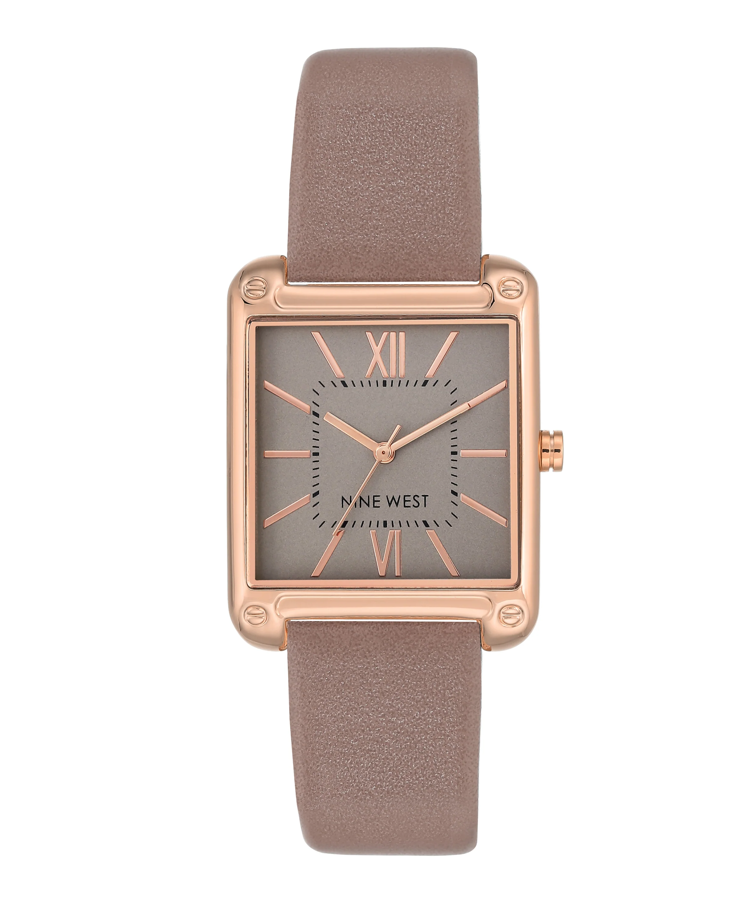 Rectangular Case Strap Watch