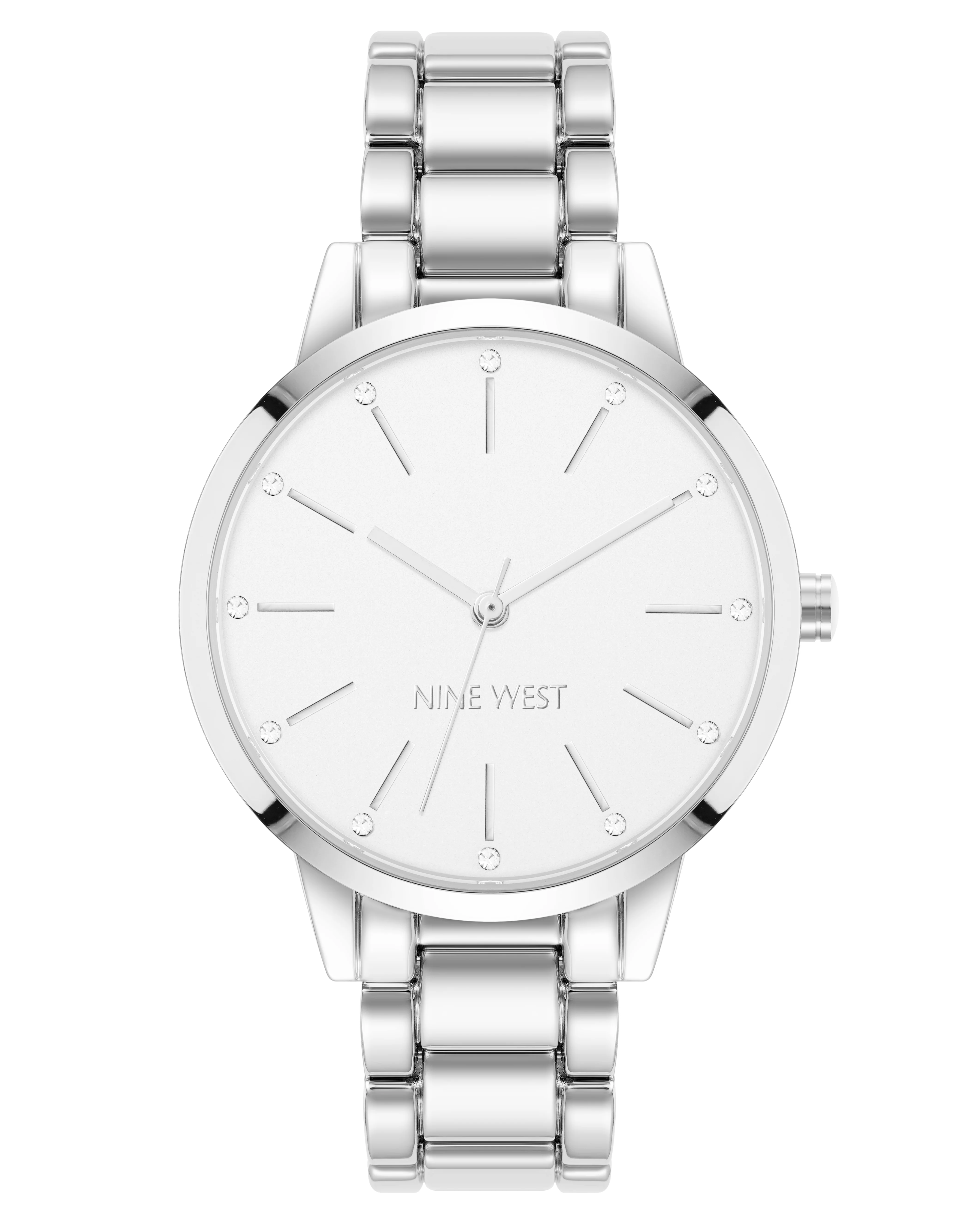 Crystal Accented Bracelet Watch