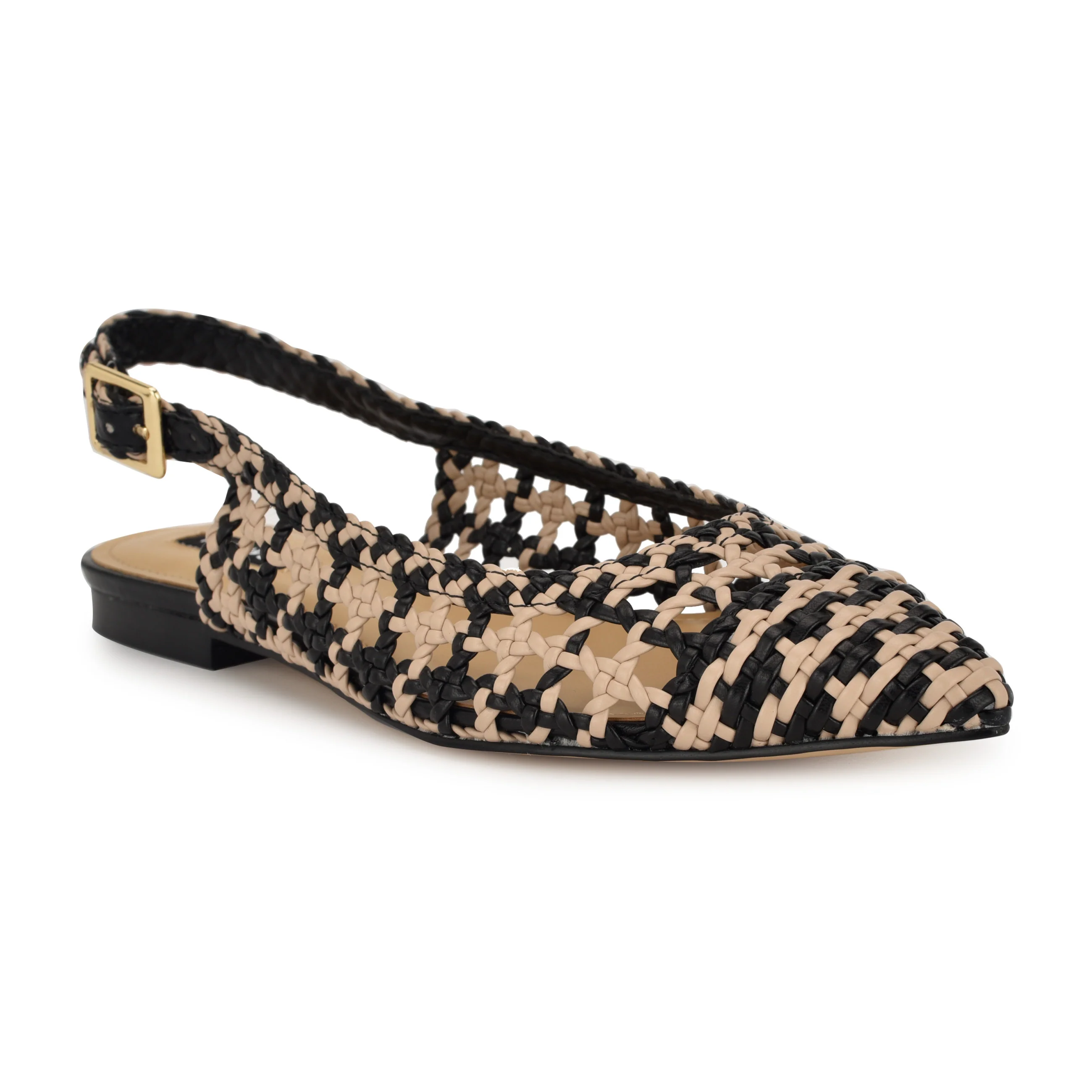 Soel Woven Slingback Flats