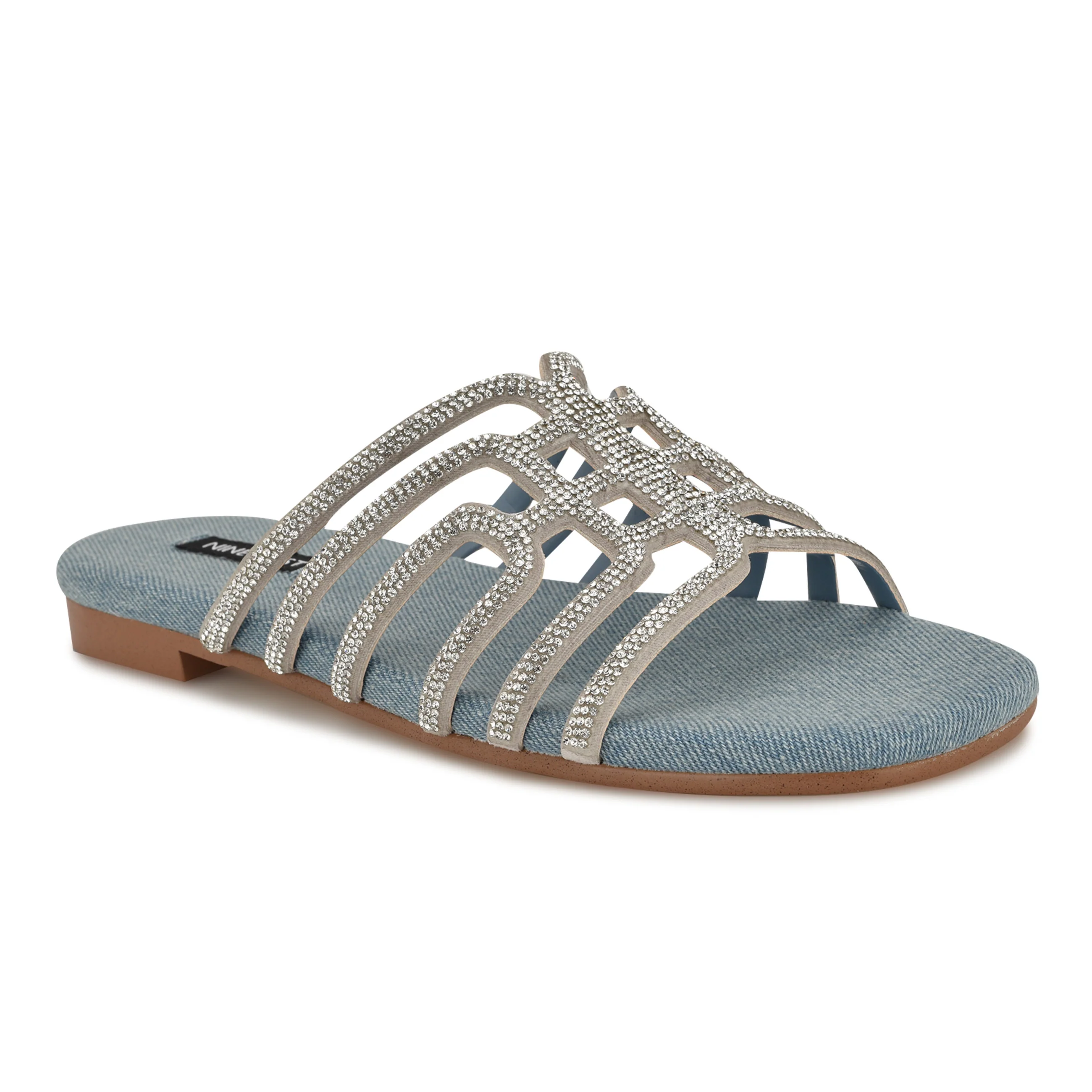 Timy Embellished Flat Sandals