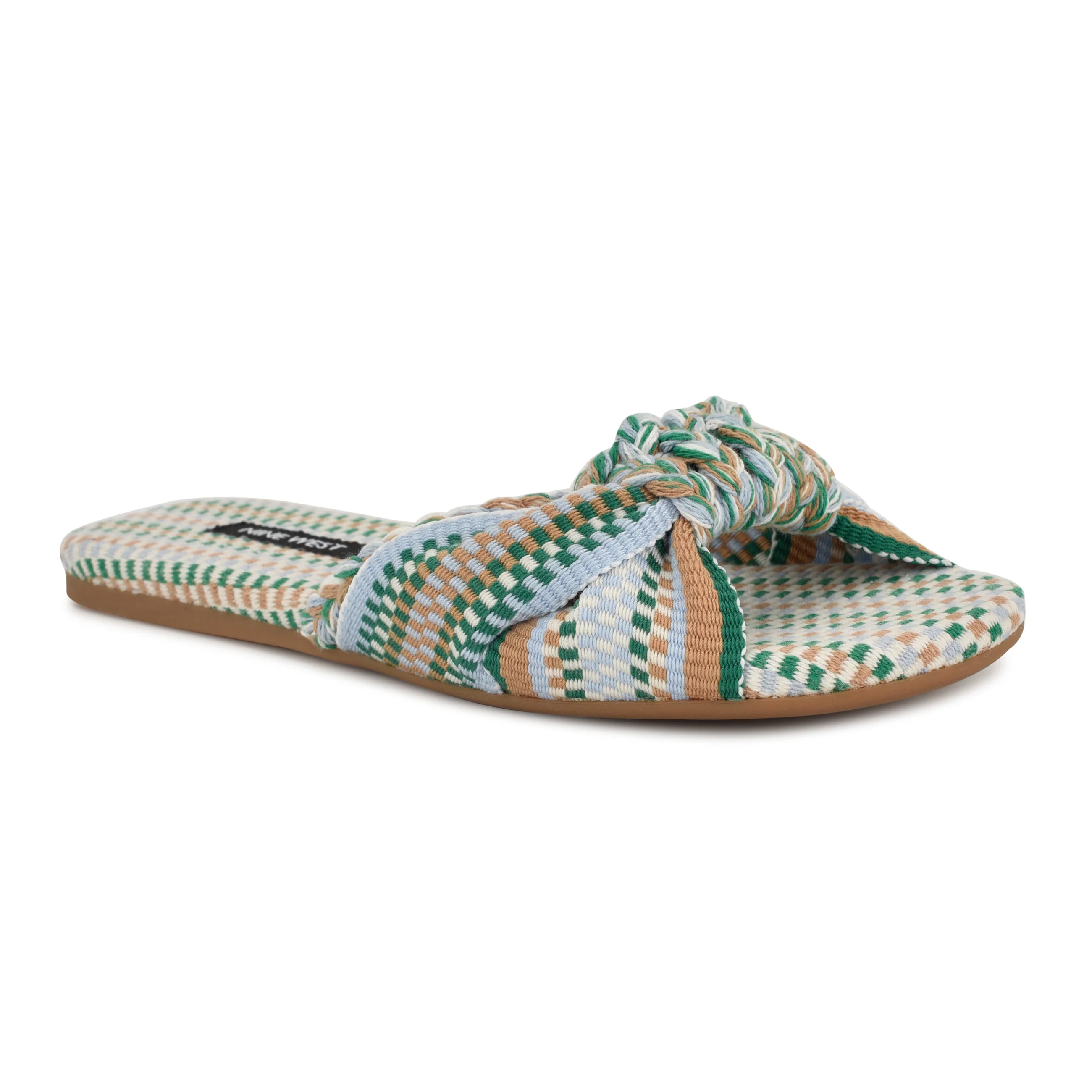 Lalta Knotted Flat Slide Sandals