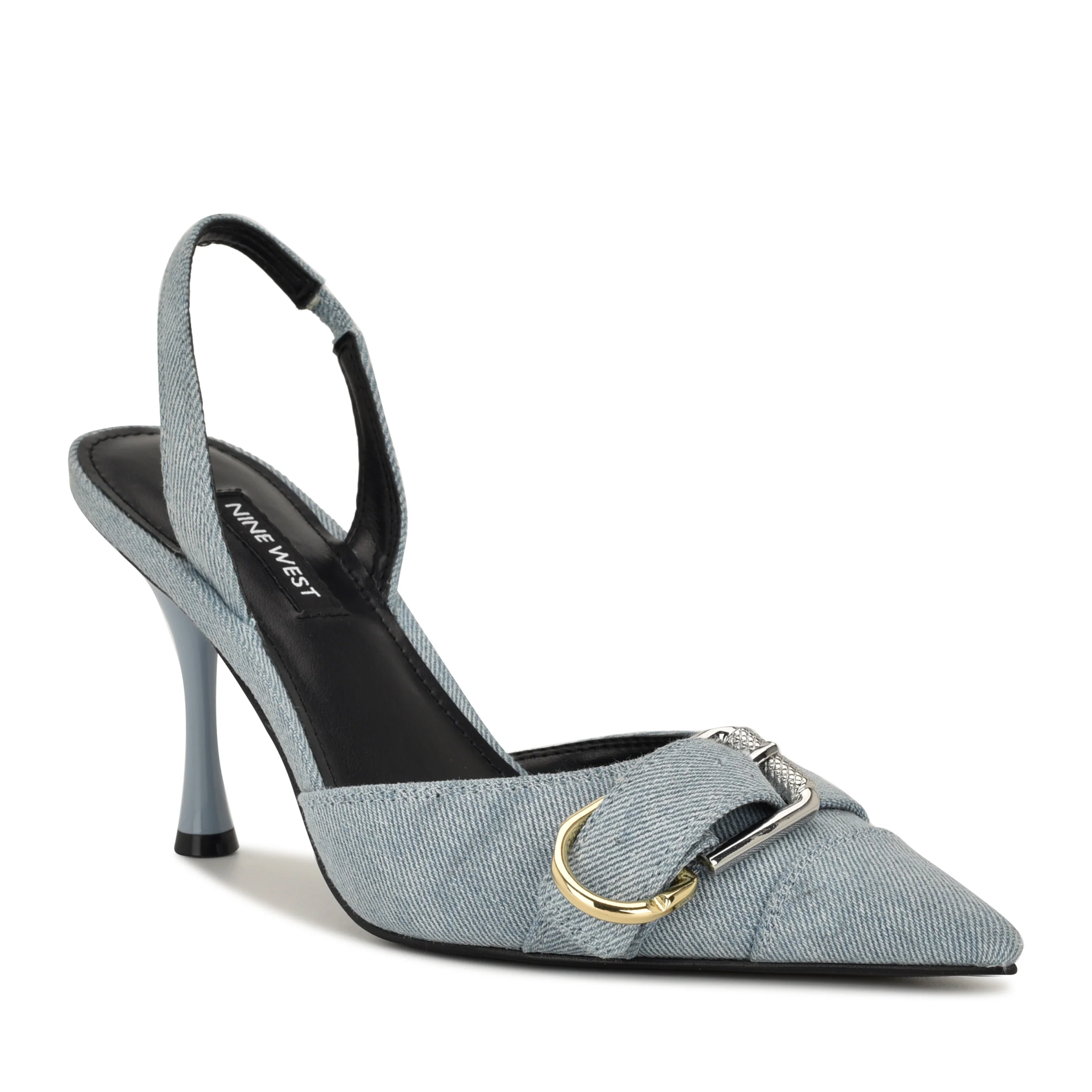 Patsie Buckle Slingback Pumps