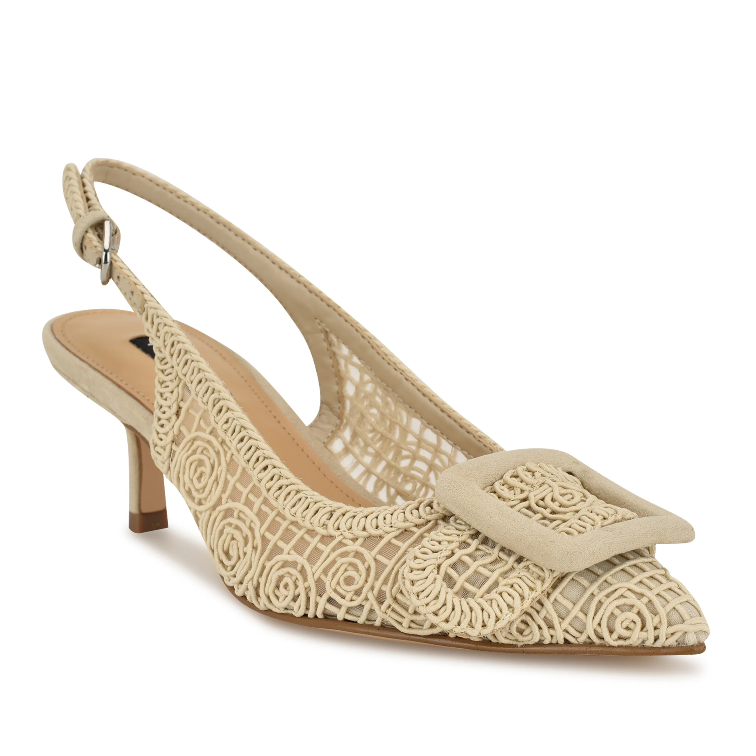 Nolla Woven Slingback Pumps