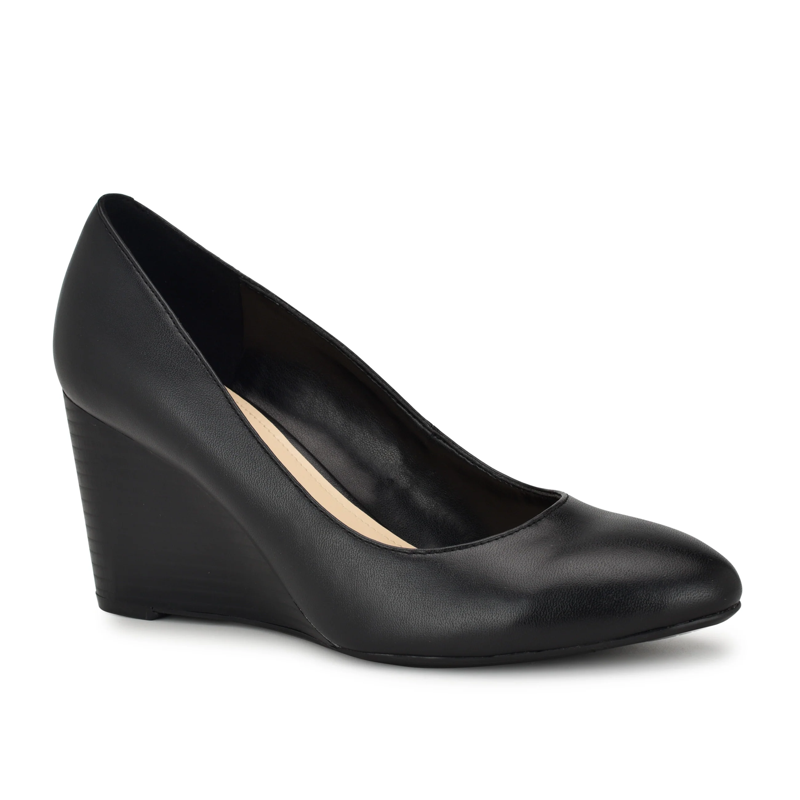 Jazzin Almond Toe Wedges