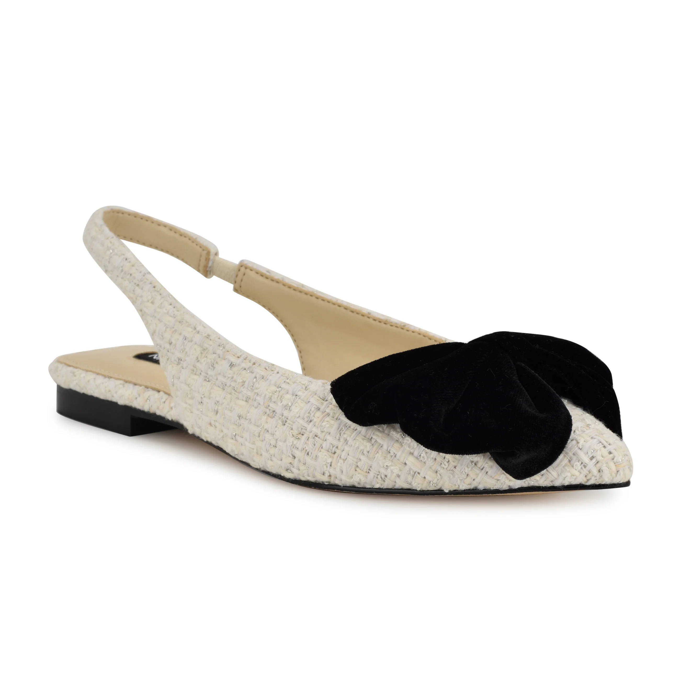 Junnie Bow Slingback Flats