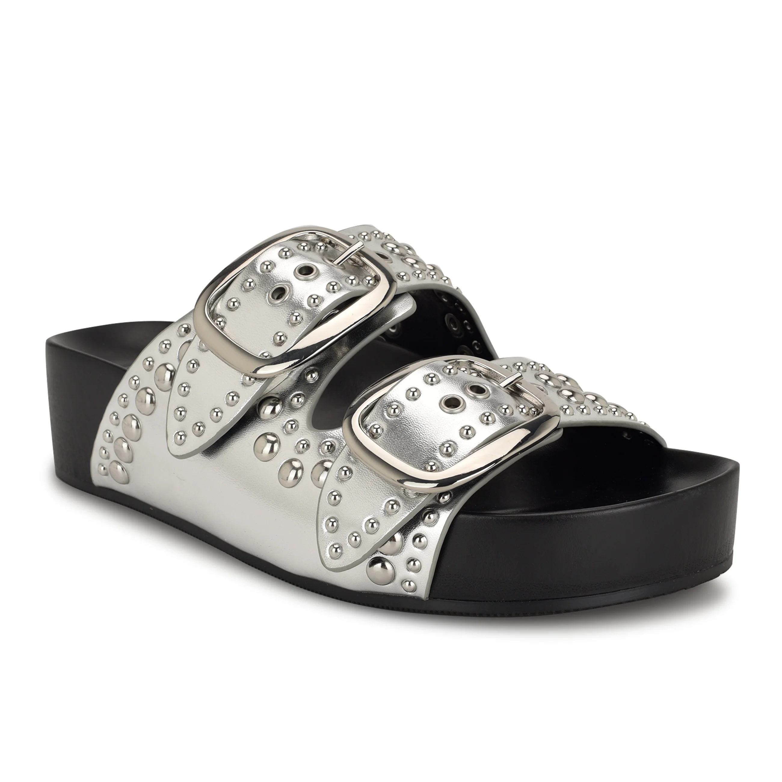 Flinne Studded Footbed Sandals