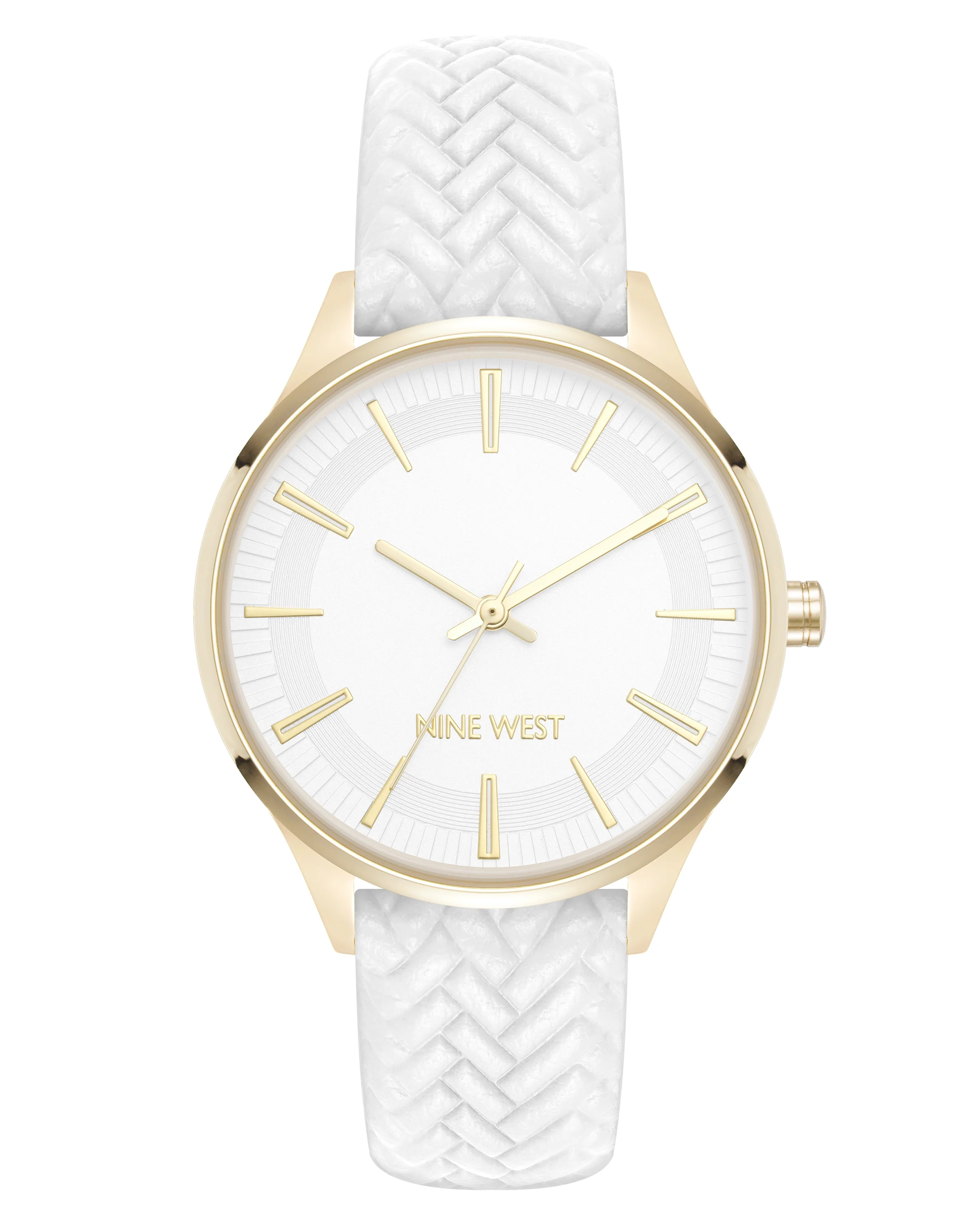 Chevron Pattern Strap Watch