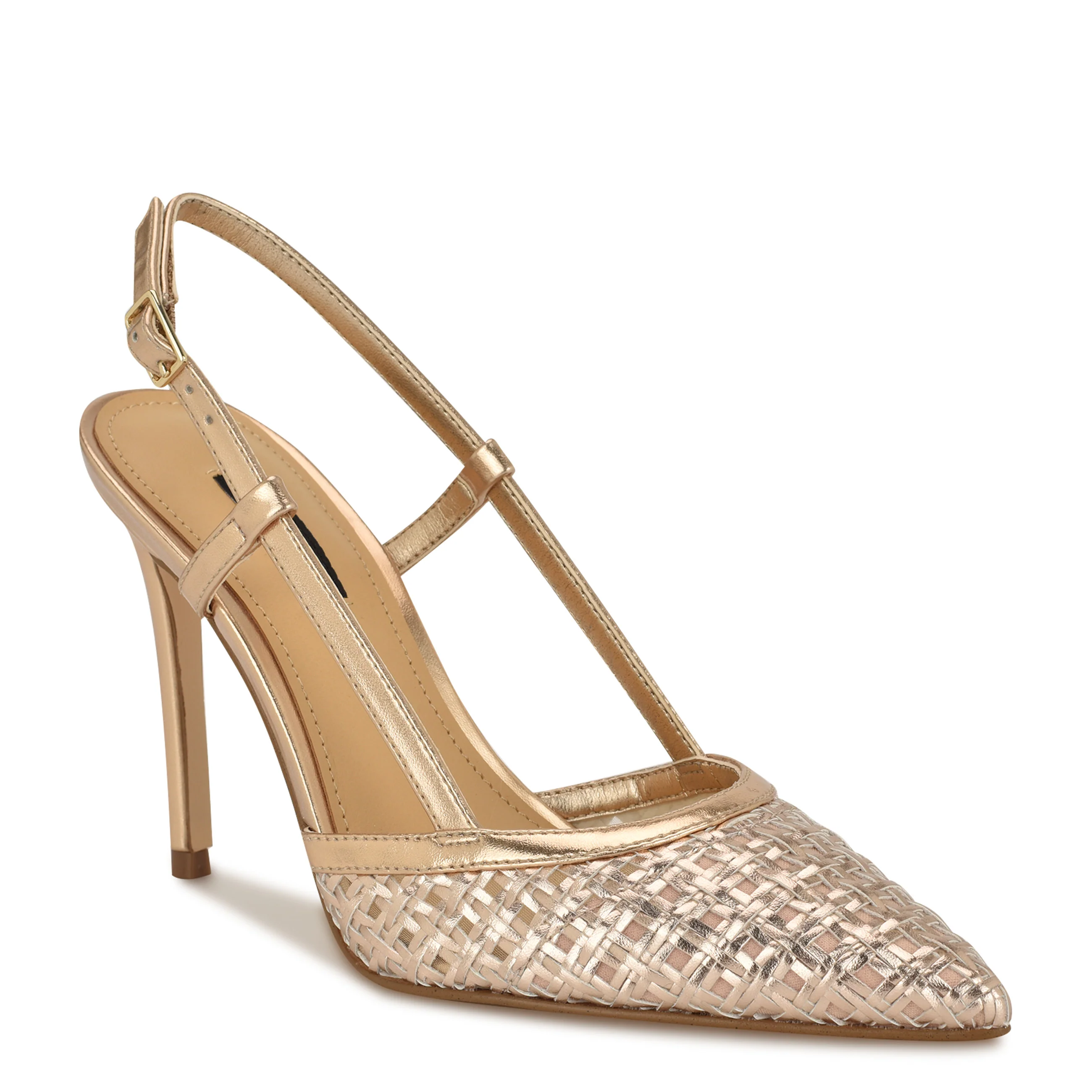 Floree Woven Slingback Pumps