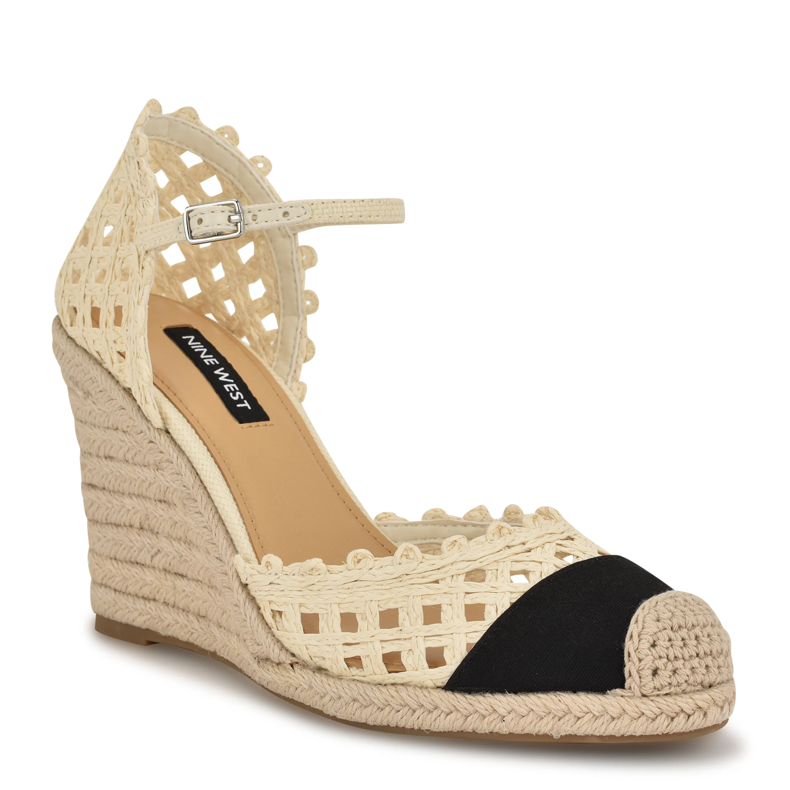 Mckinly Cap Toe Espadrille Wedges