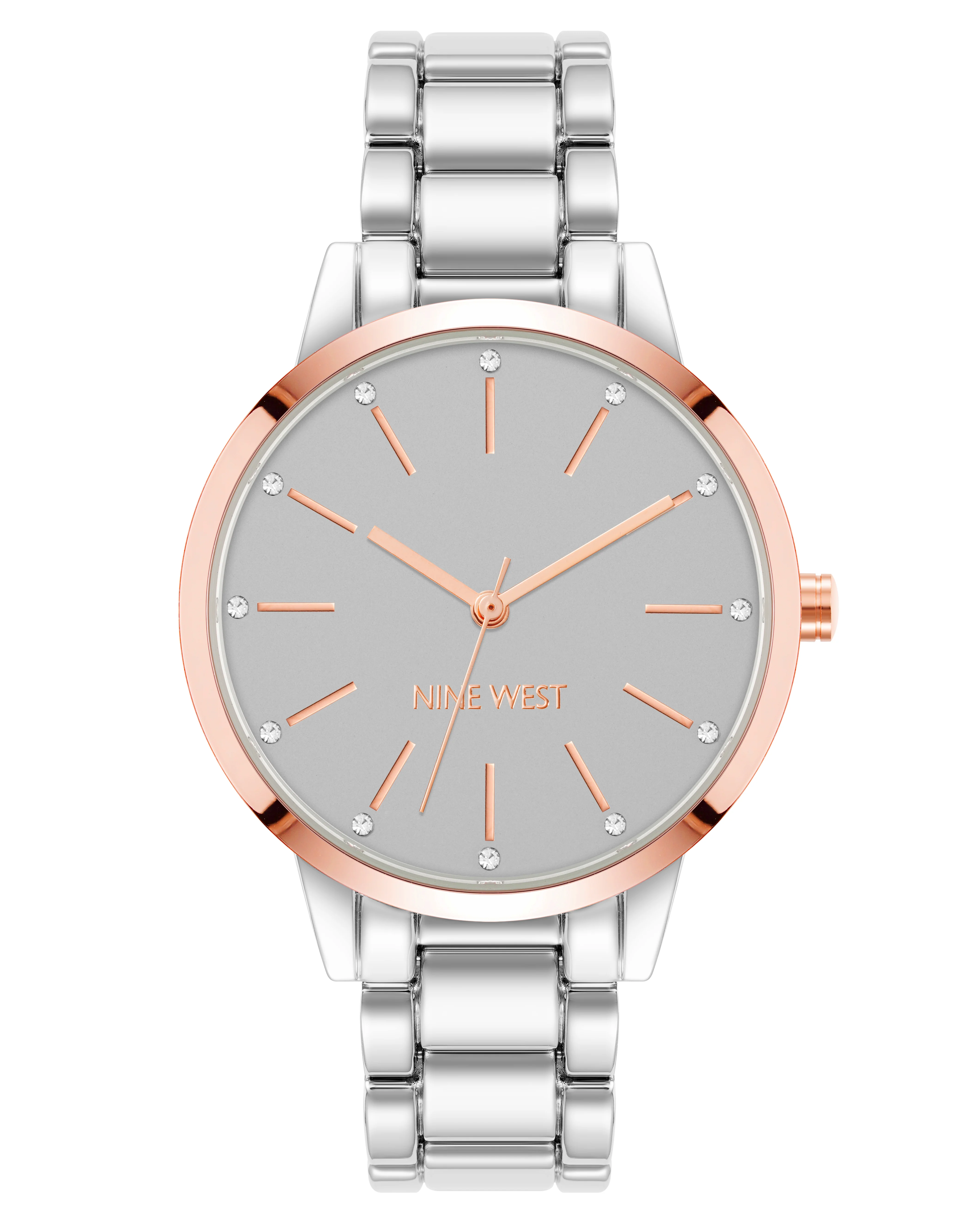 Crystal Accented Bracelet Watch