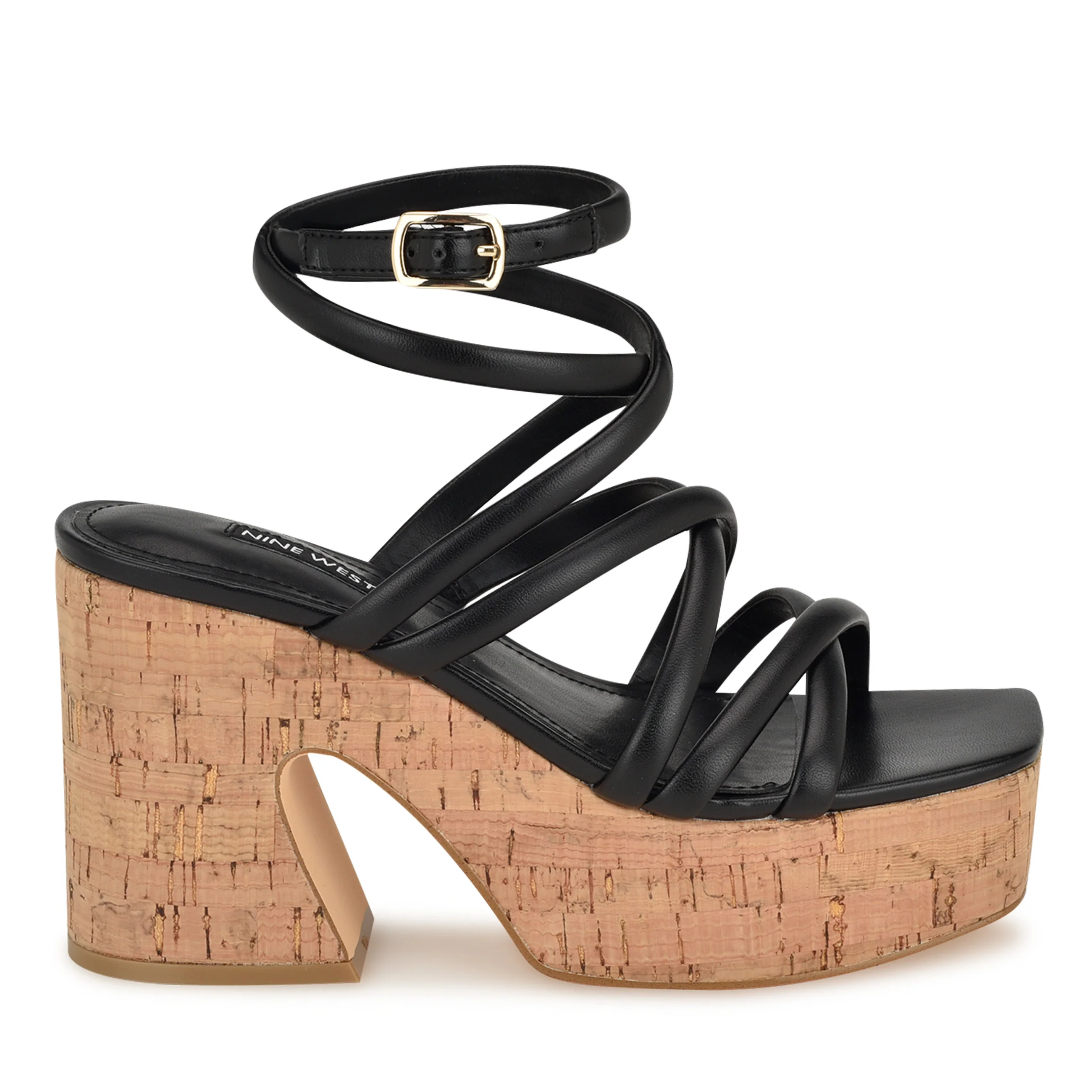 Corke Platform Wedge Strappy Sandals