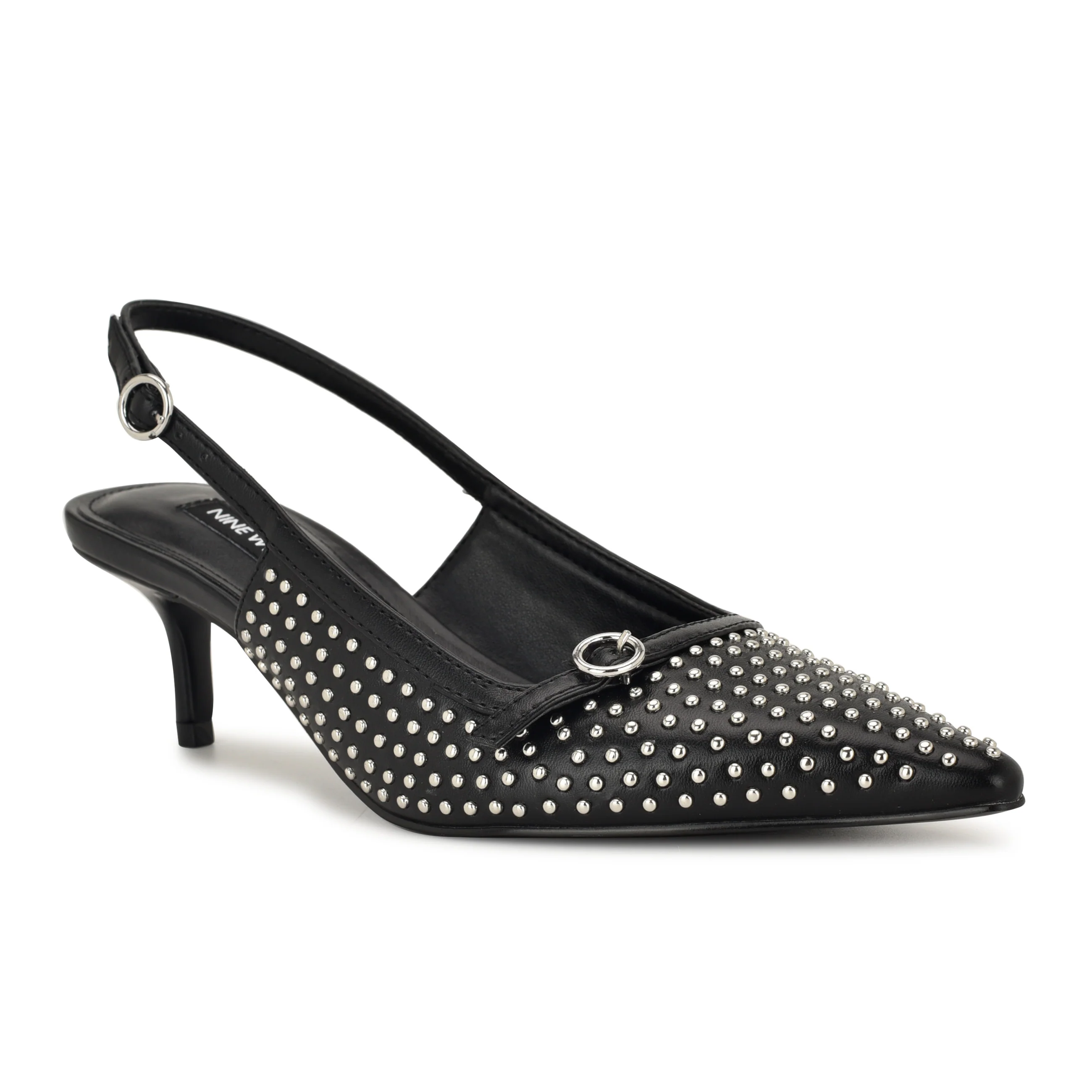 Ashleah Kitten Heel Slingback Pumps