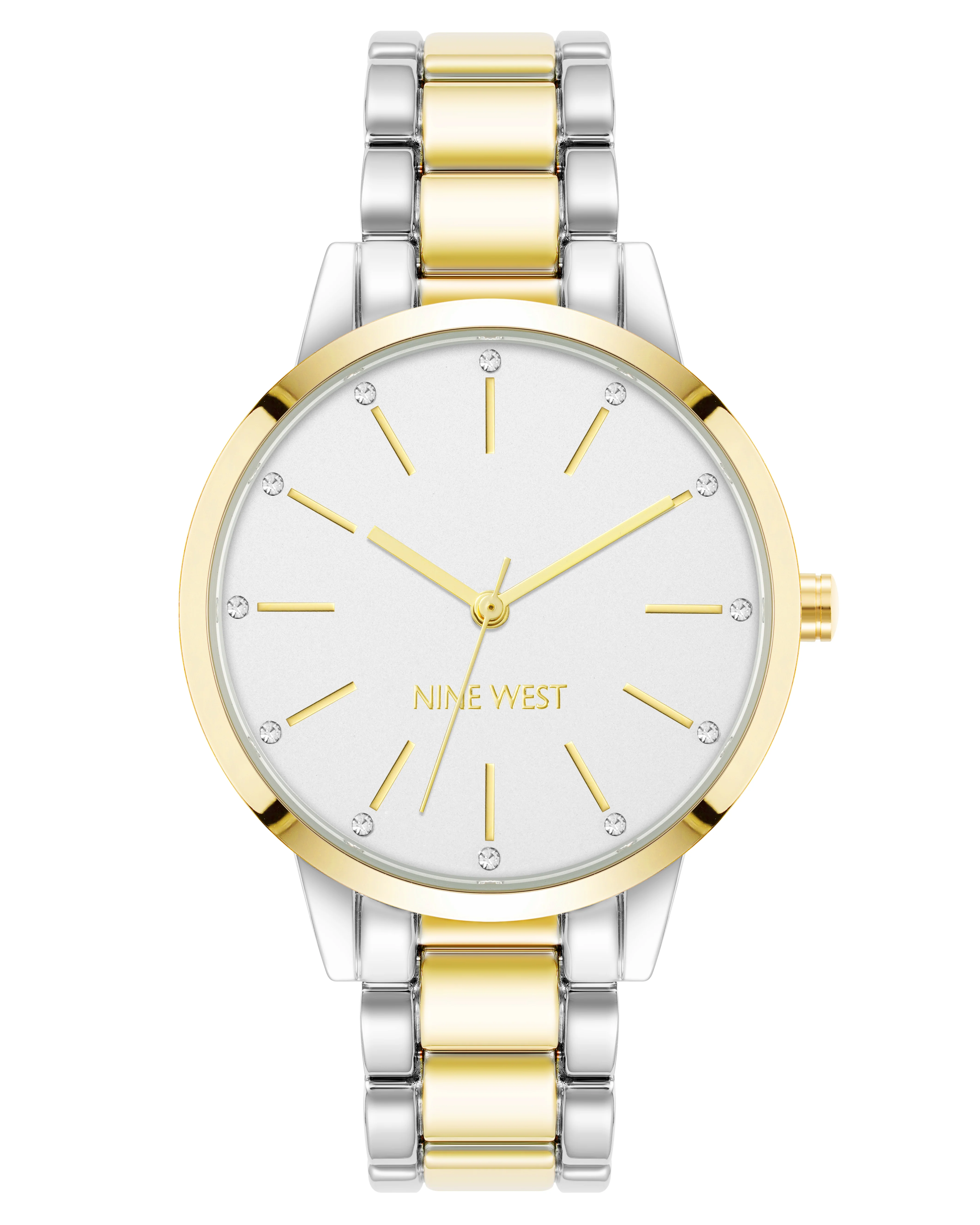 Crystal Accented Bracelet Watch