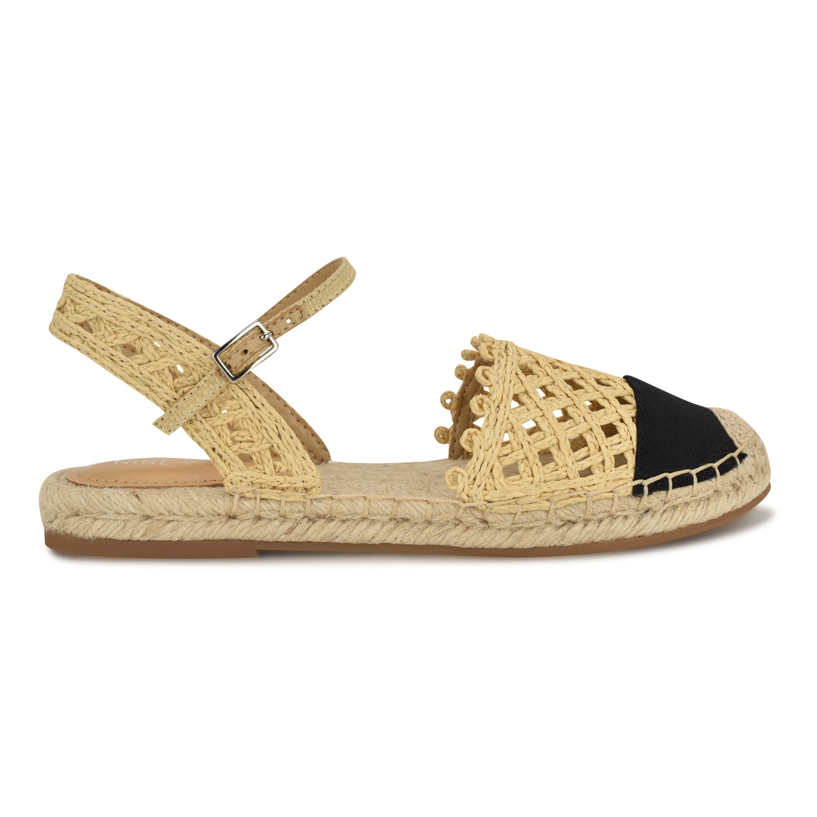 Darby Cap Toe Espadrille Flats