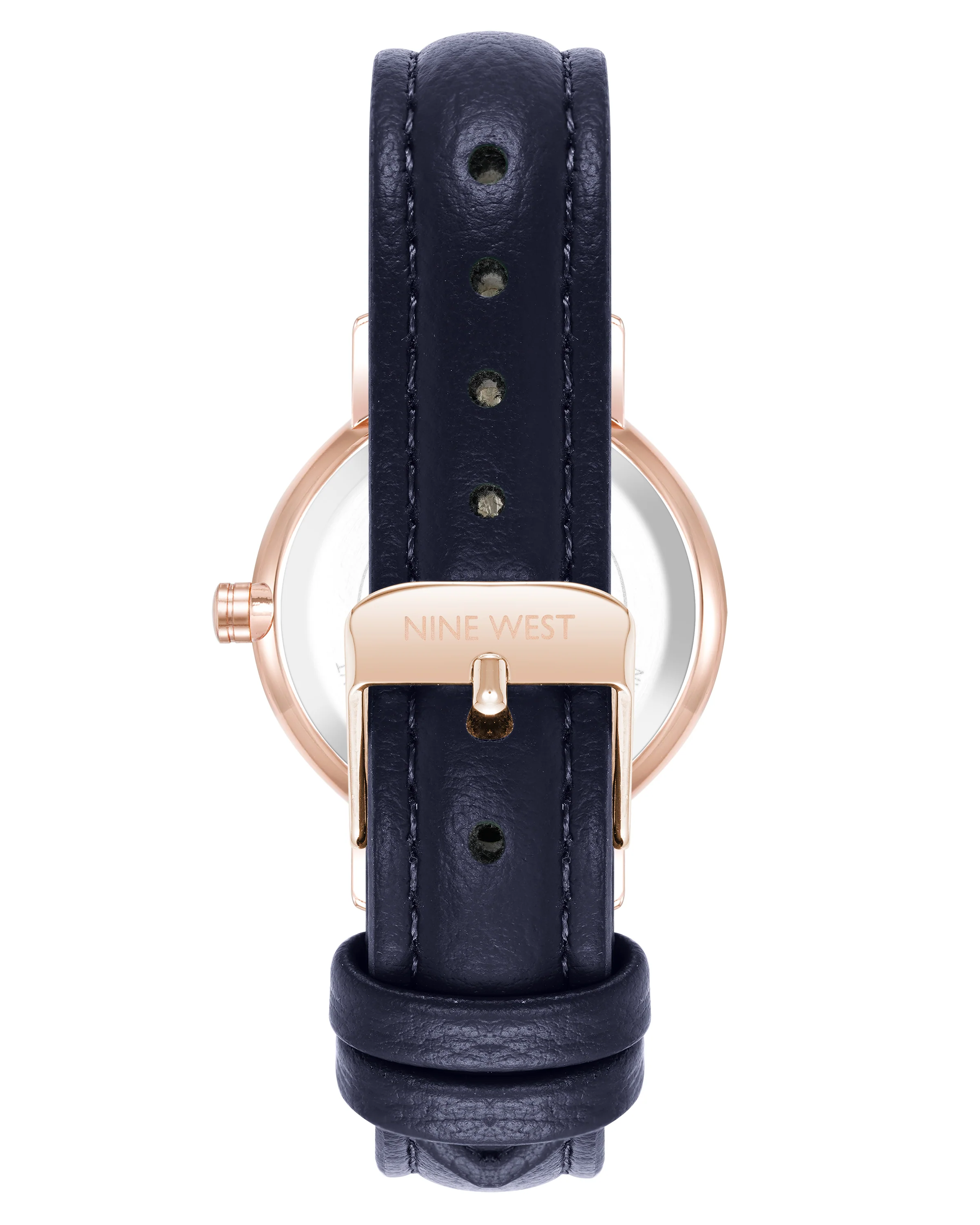 Crystal Accented Dial Strap Watch