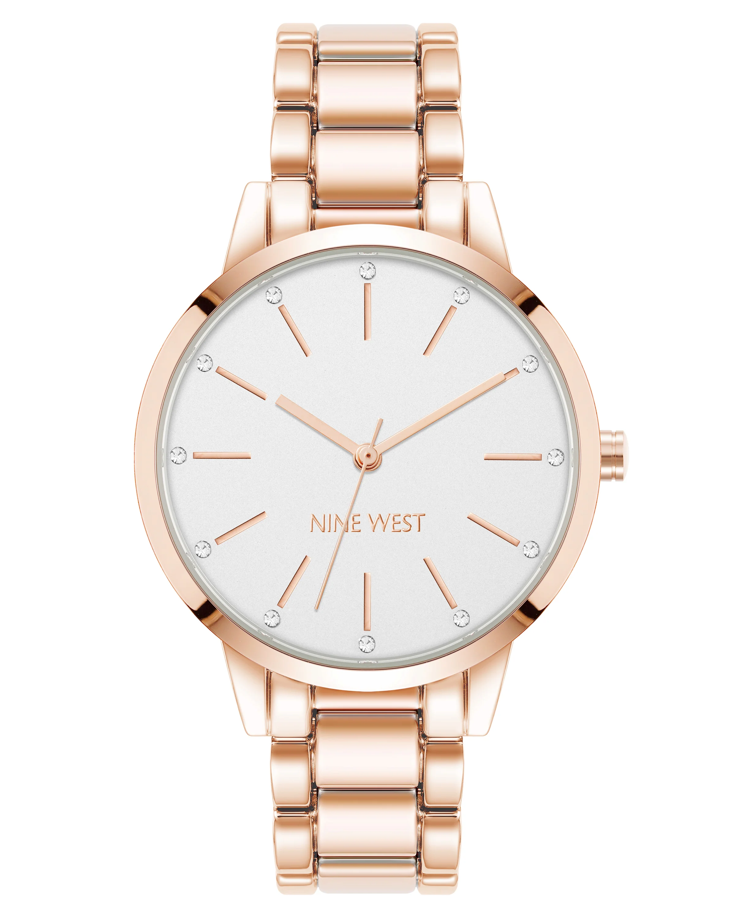 Crystal Accented Bracelet Watch