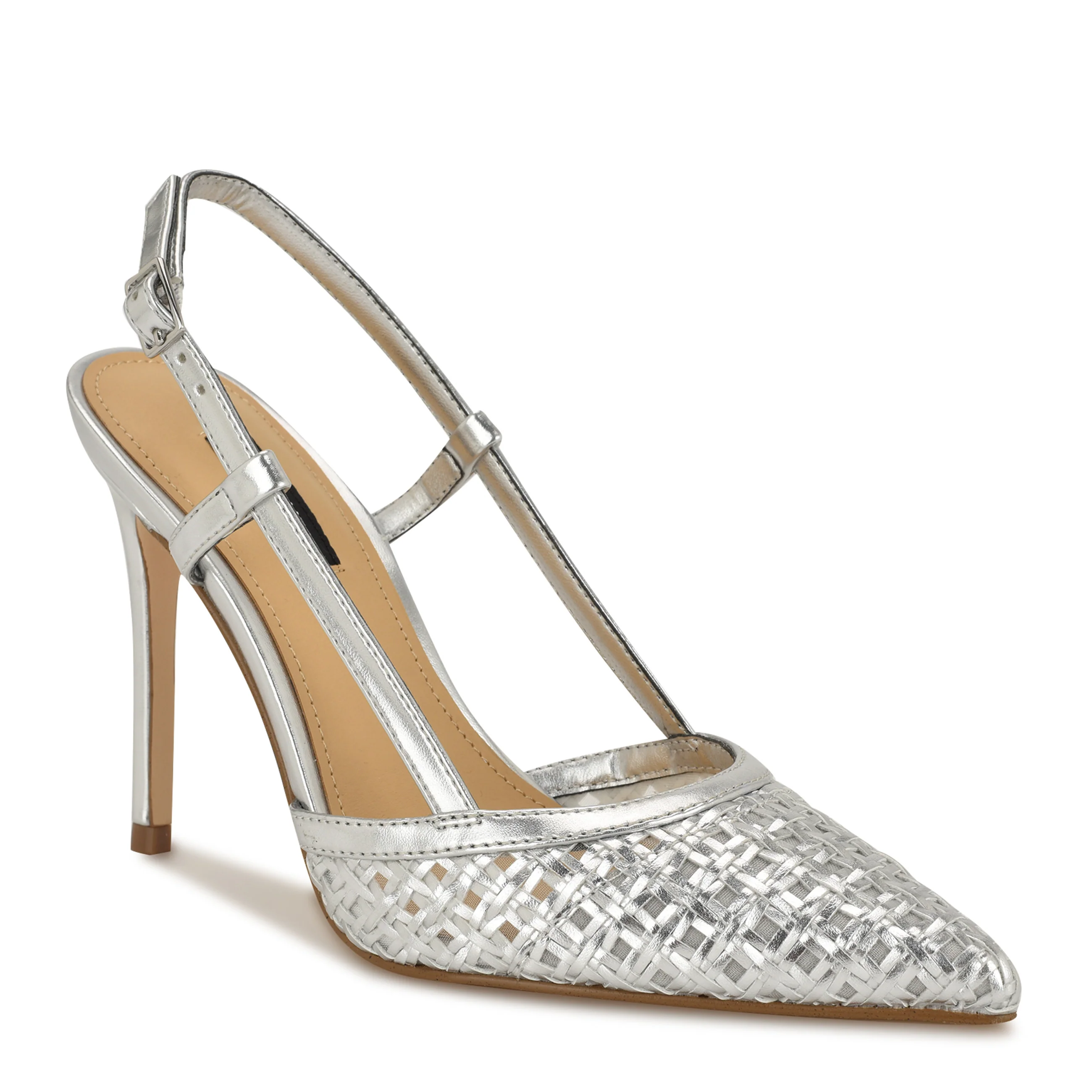 Floree Woven Slingback Pumps