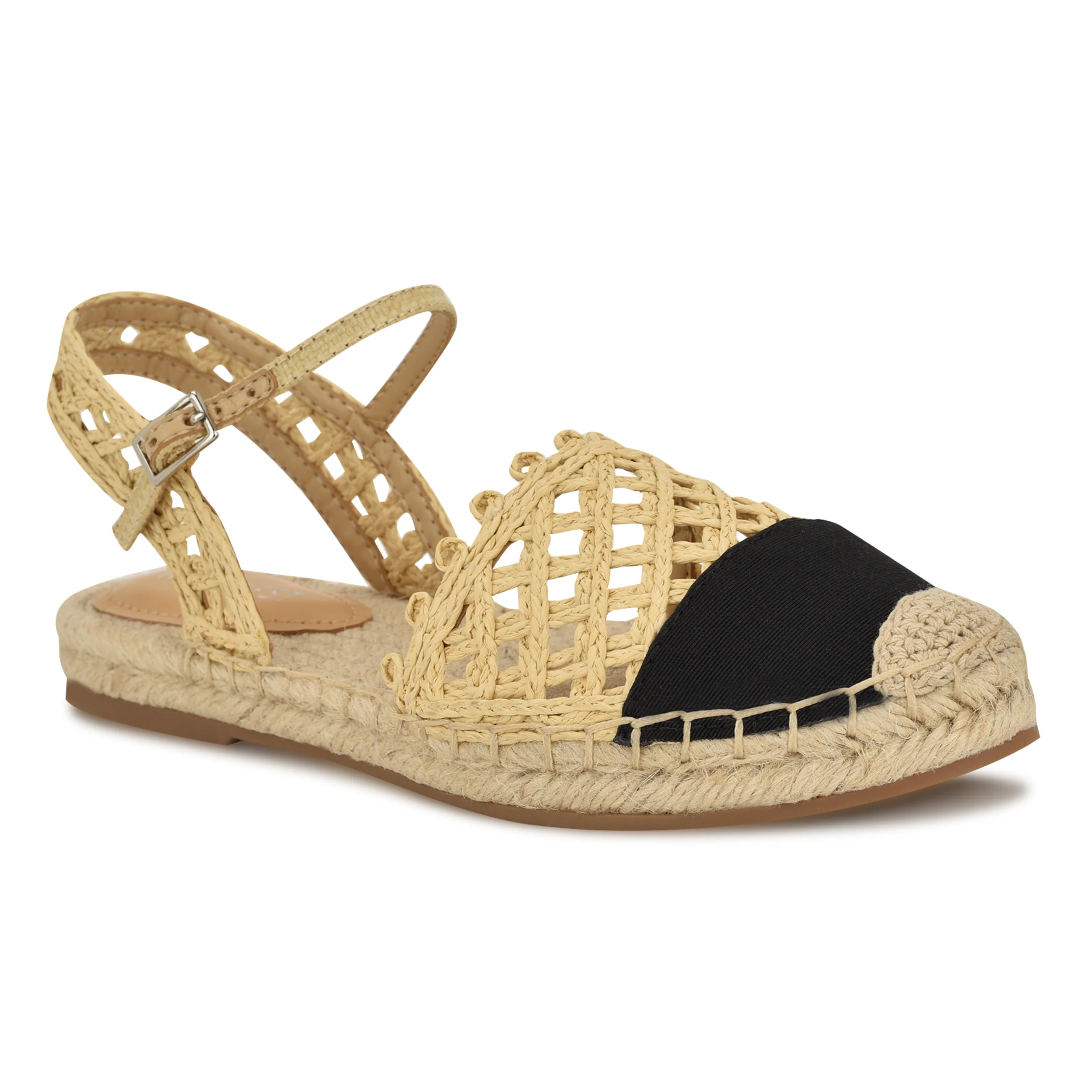 Darby Cap Toe Espadrille Flats